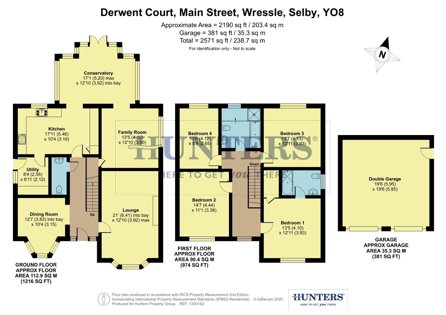 3 Derwent Court, Main Street, Selby floorplan