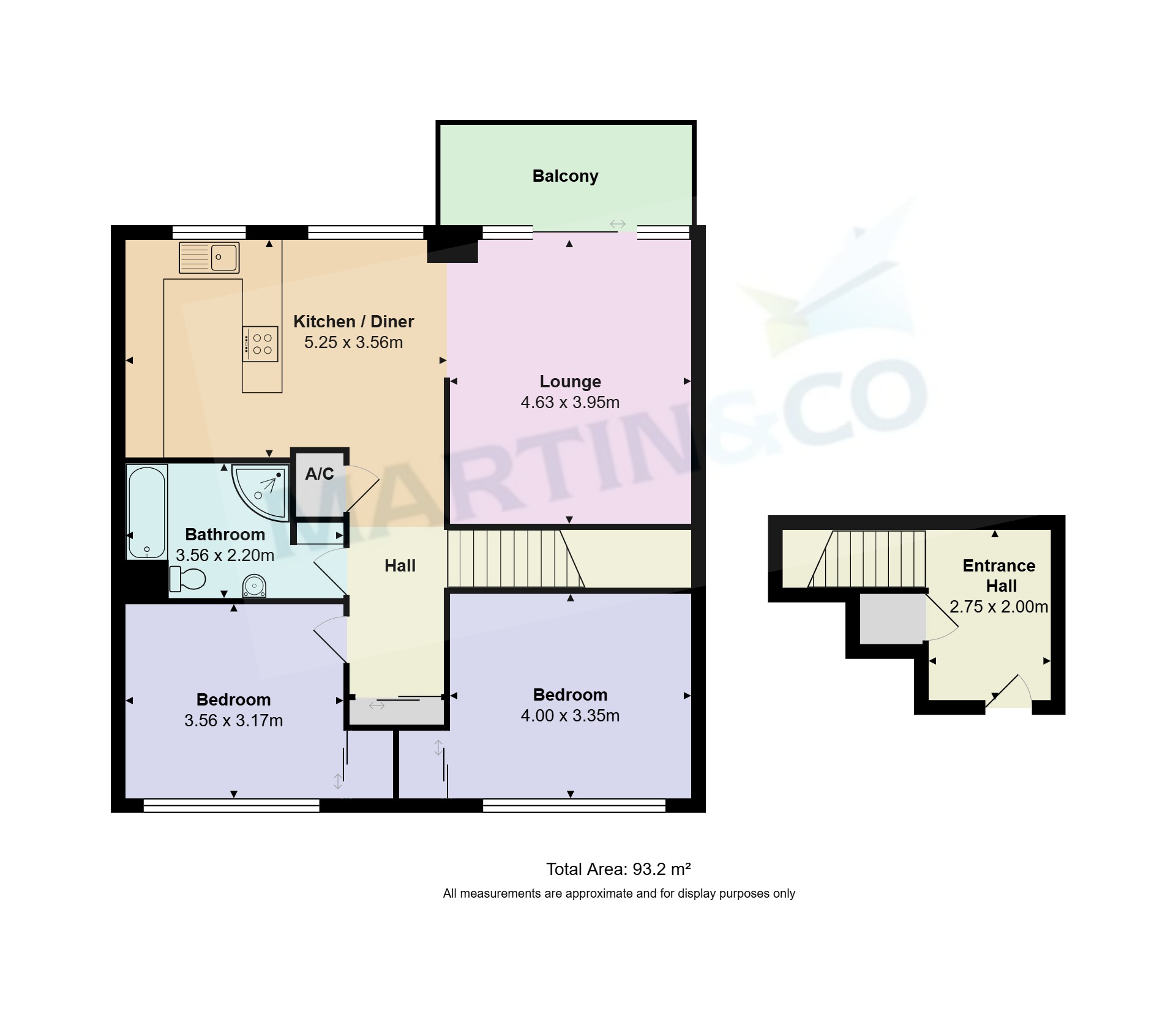 47 Admiral Walk, West Cliff Road, Bournemouth floorplan
