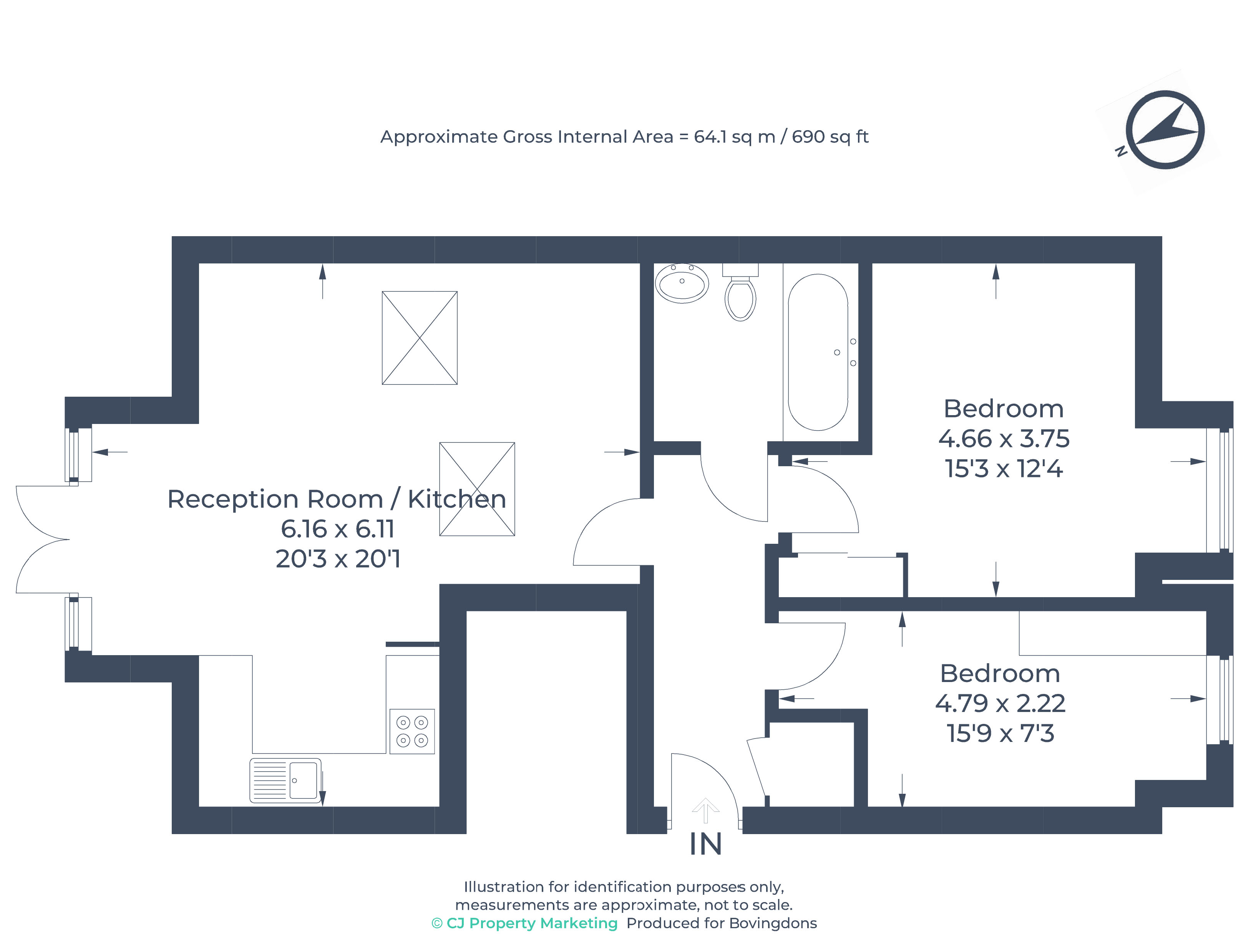 8, Drake Lodge, 34, Rickmansworth Road, Amersham floorplan