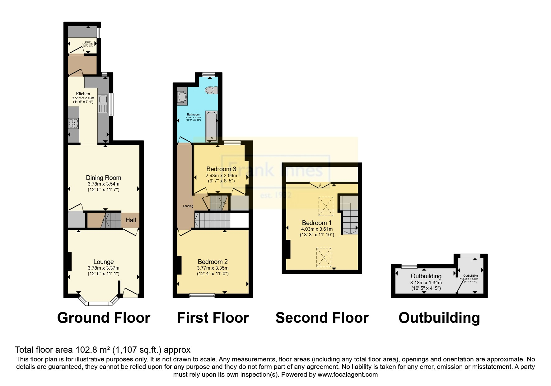 109, Moira Road, Swadlincote floorplan
