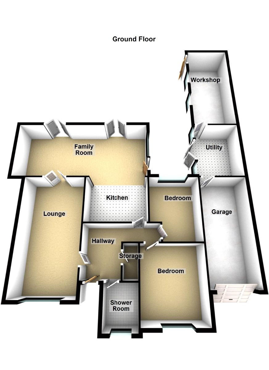 'Burwood', 27 Chapel Lane, Morecambe floorplan