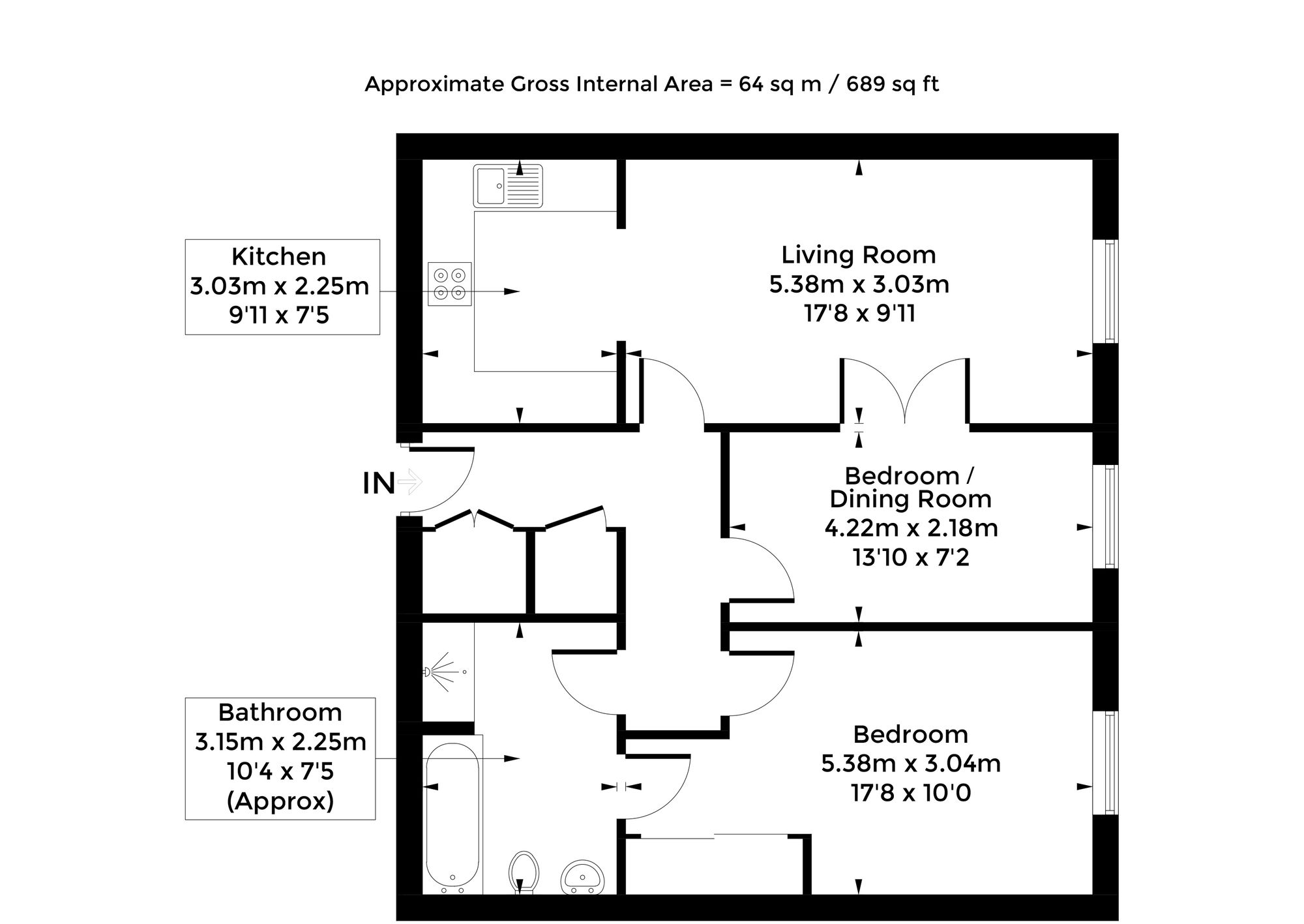 116 Frenchay Road, Oxford floorplan