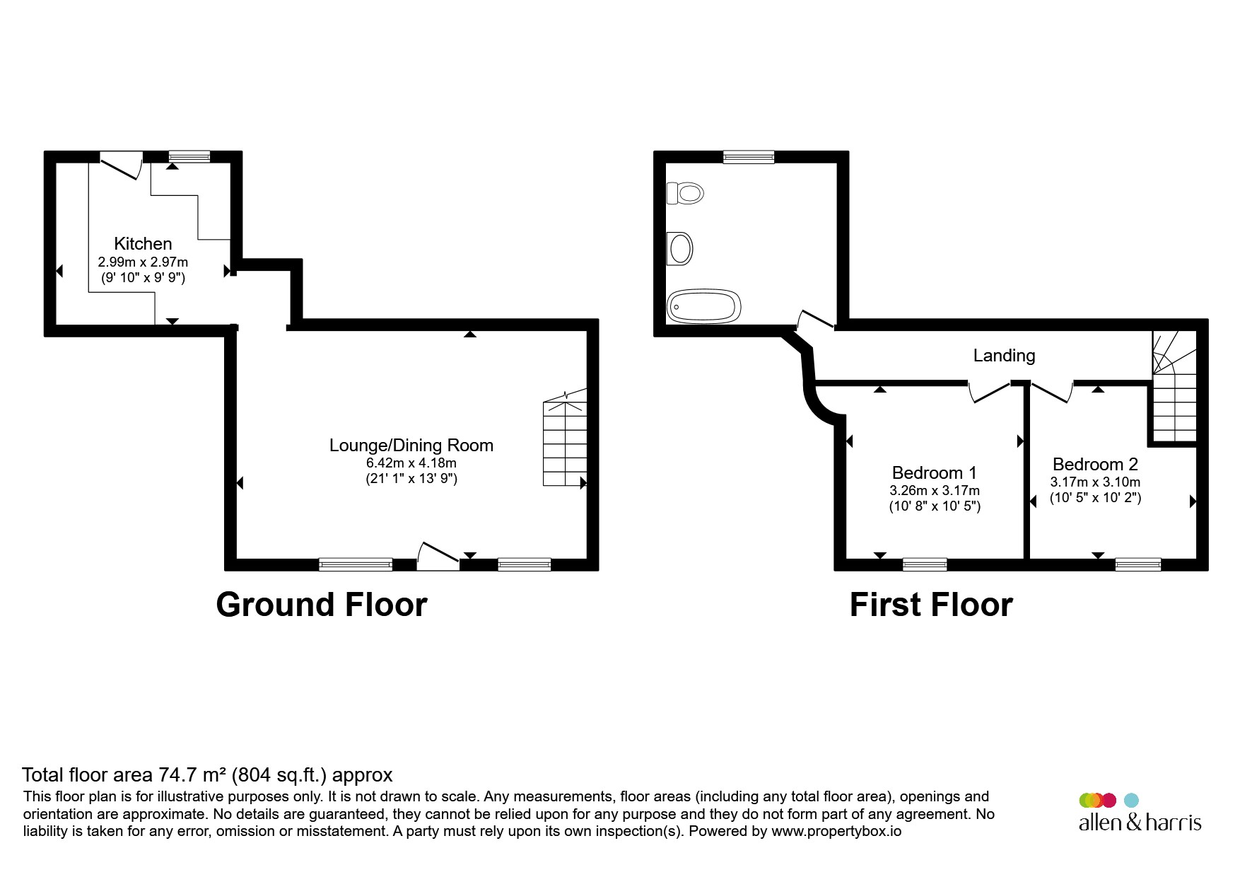 42, Hopkinstown Road, Pontypridd floorplan