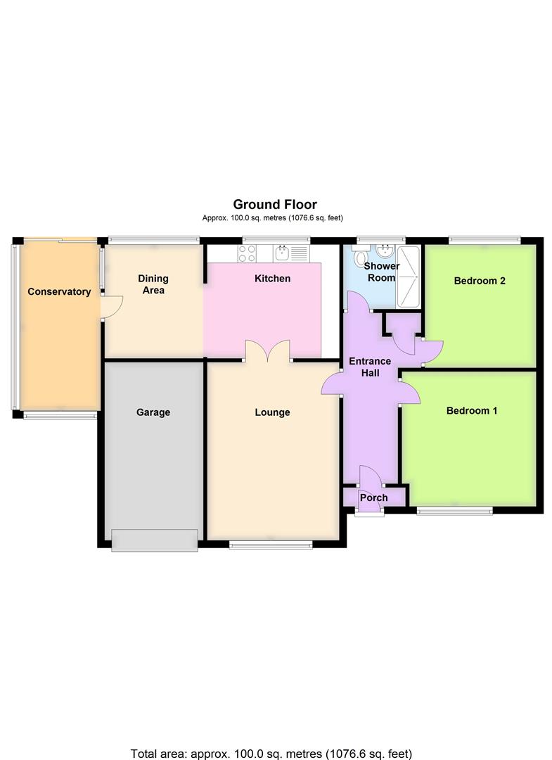 2 bed detached bungalow for sale in Dockings Holt, Lutton, Spalding PE12 Zoopla