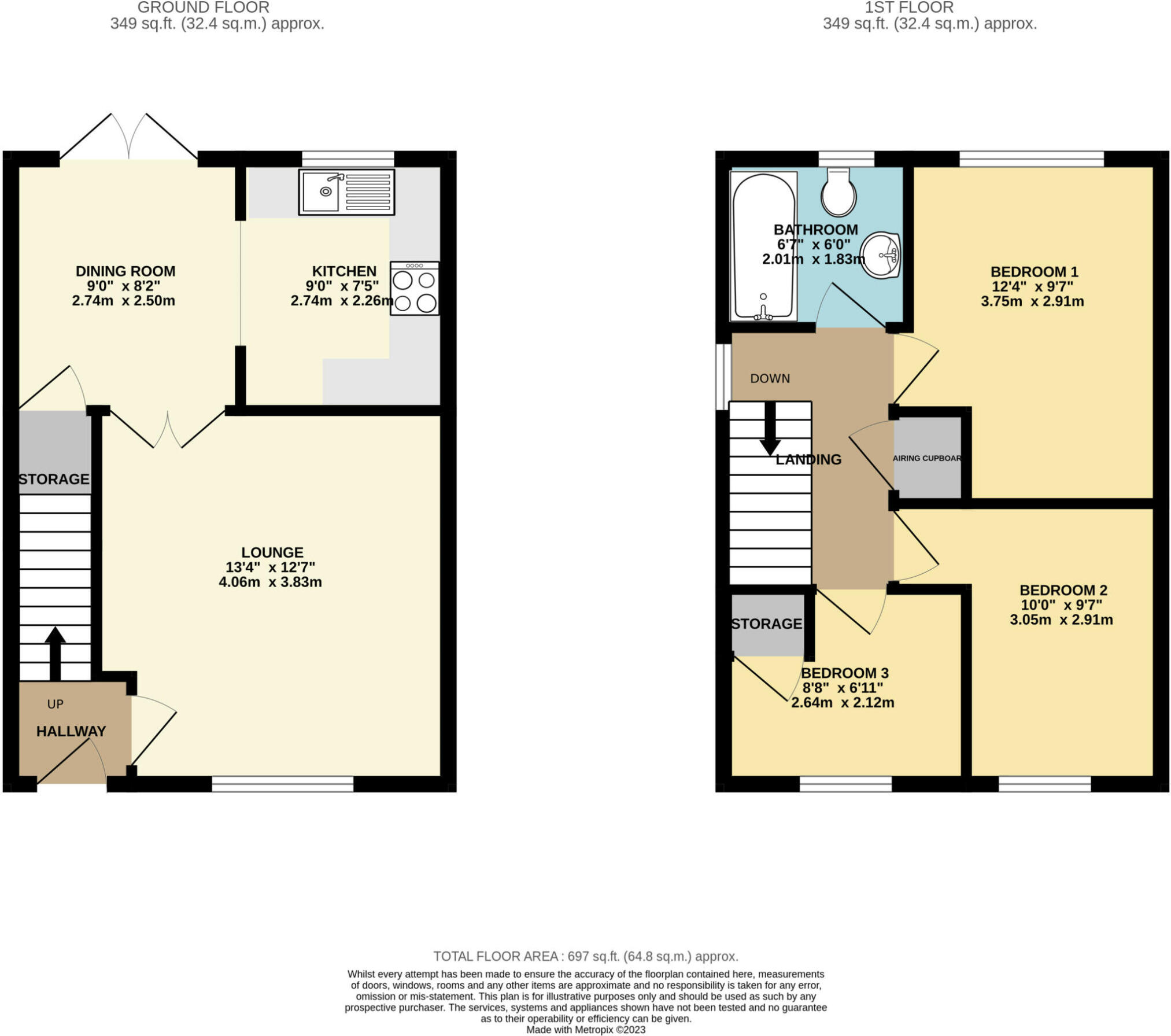 81, Japonica Drive, Nottingham floorplan
