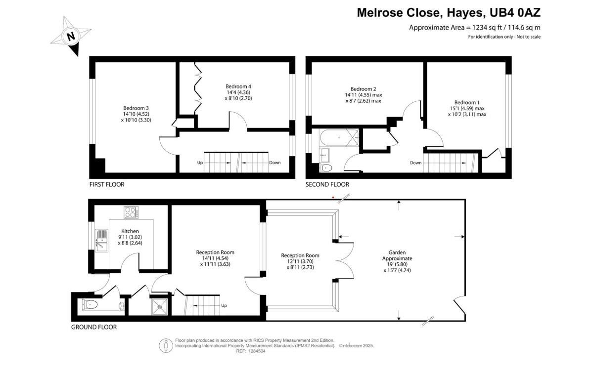 4, Melrose Close, Hayes floorplan