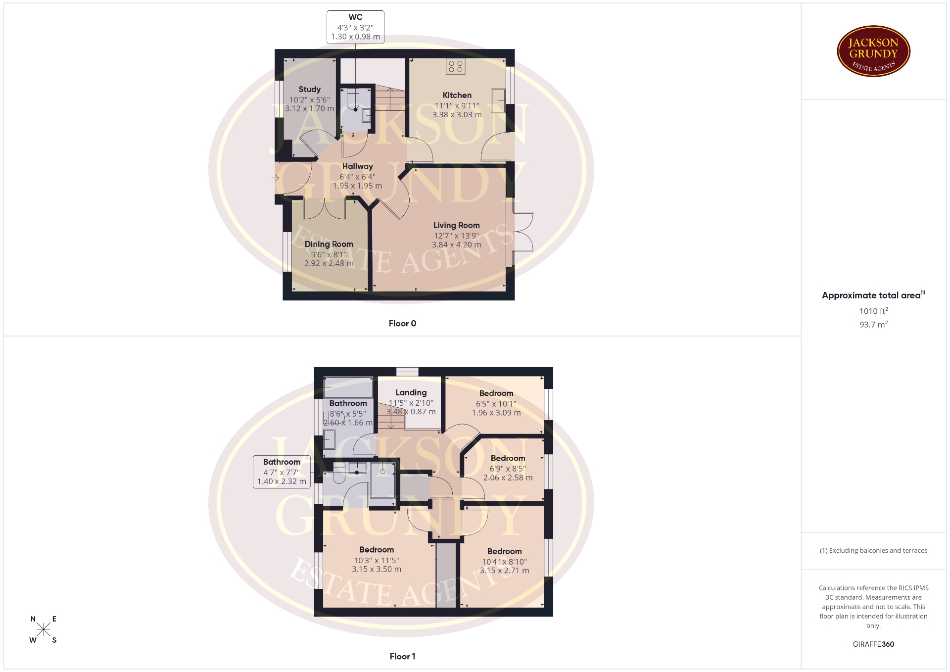 6, Hedgerow Lane, Northampton floorplan