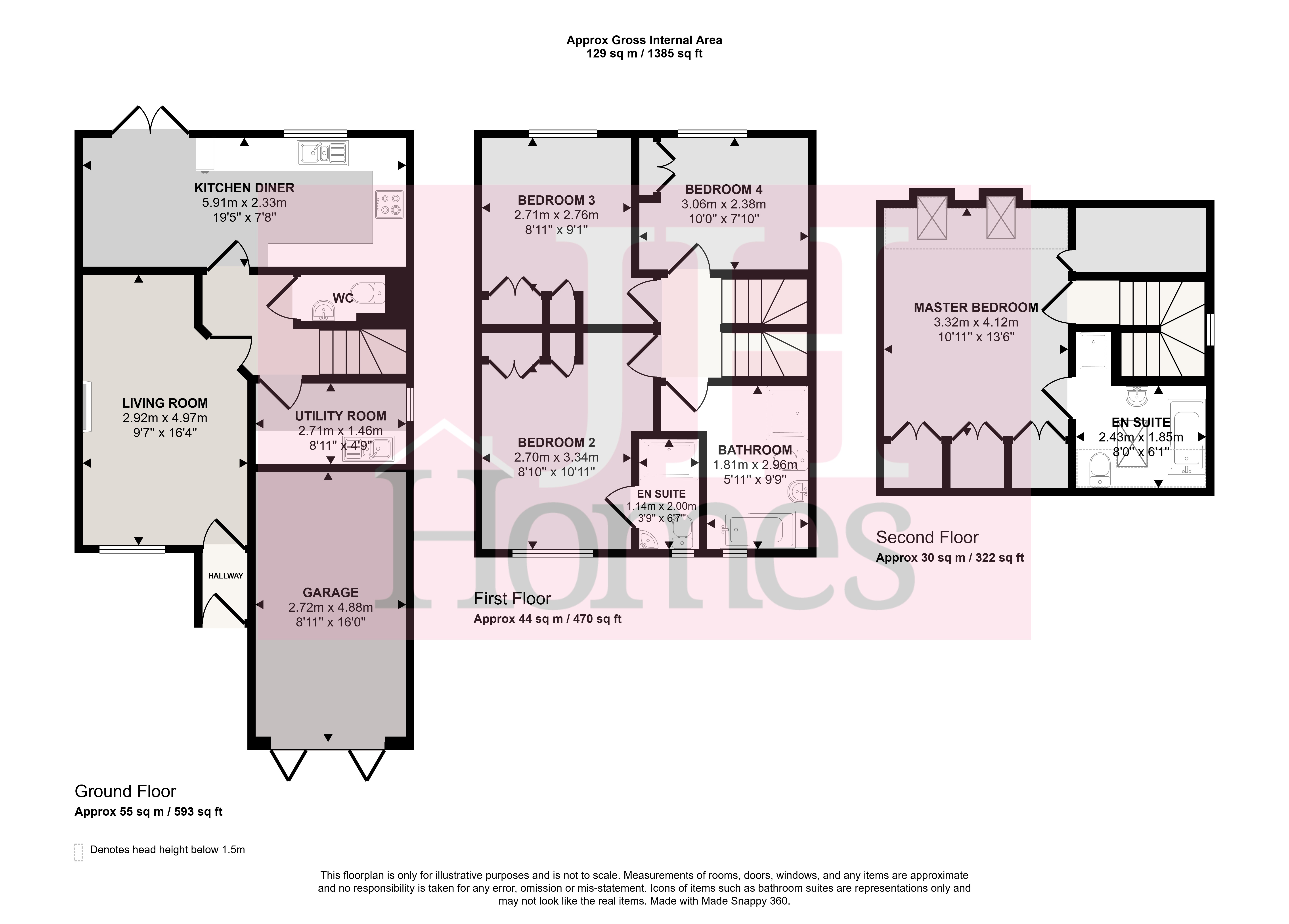 22, Hadleigh Drive, Barrow-in-Furness floorplan