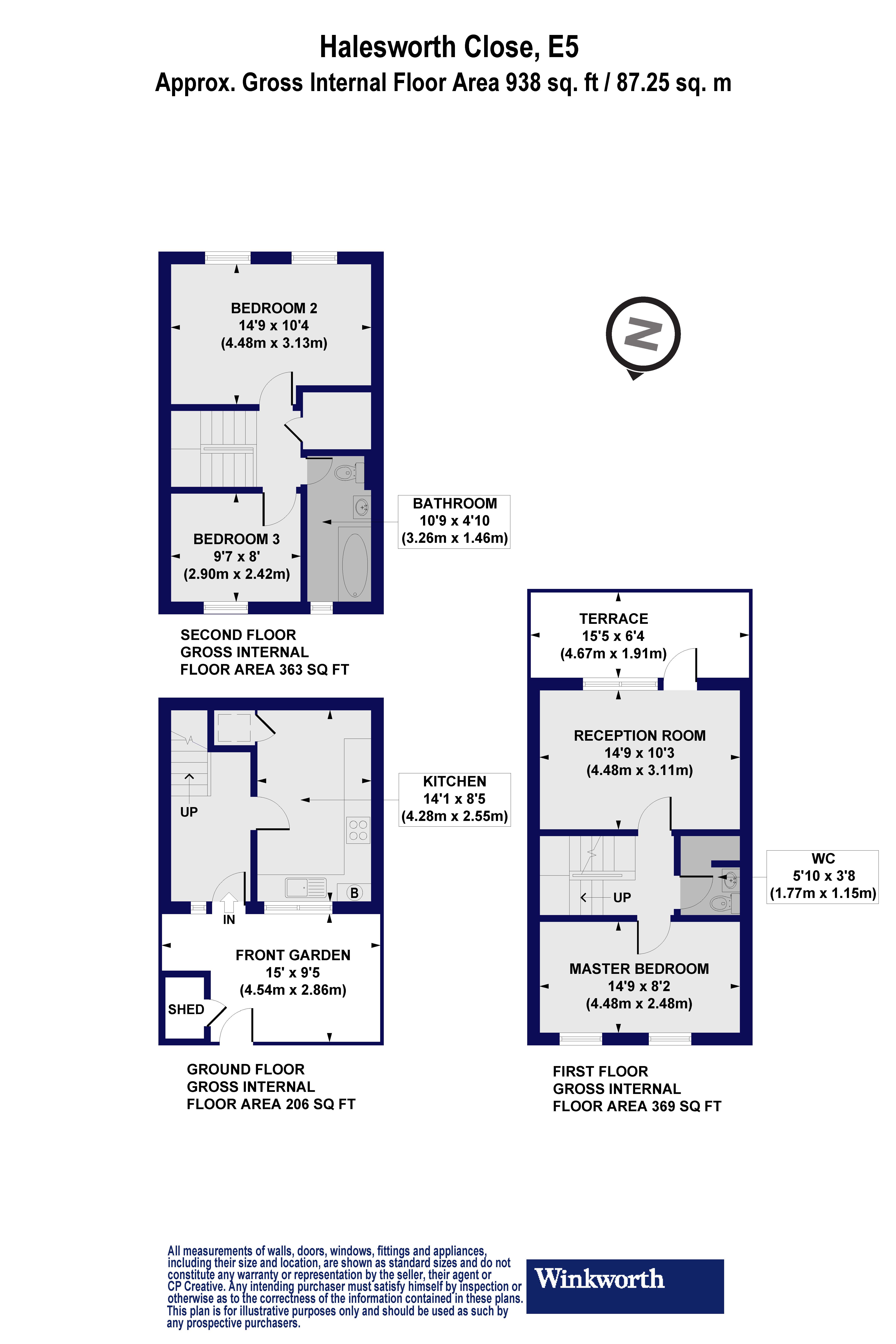 7, Halesworth Close, London floorplan