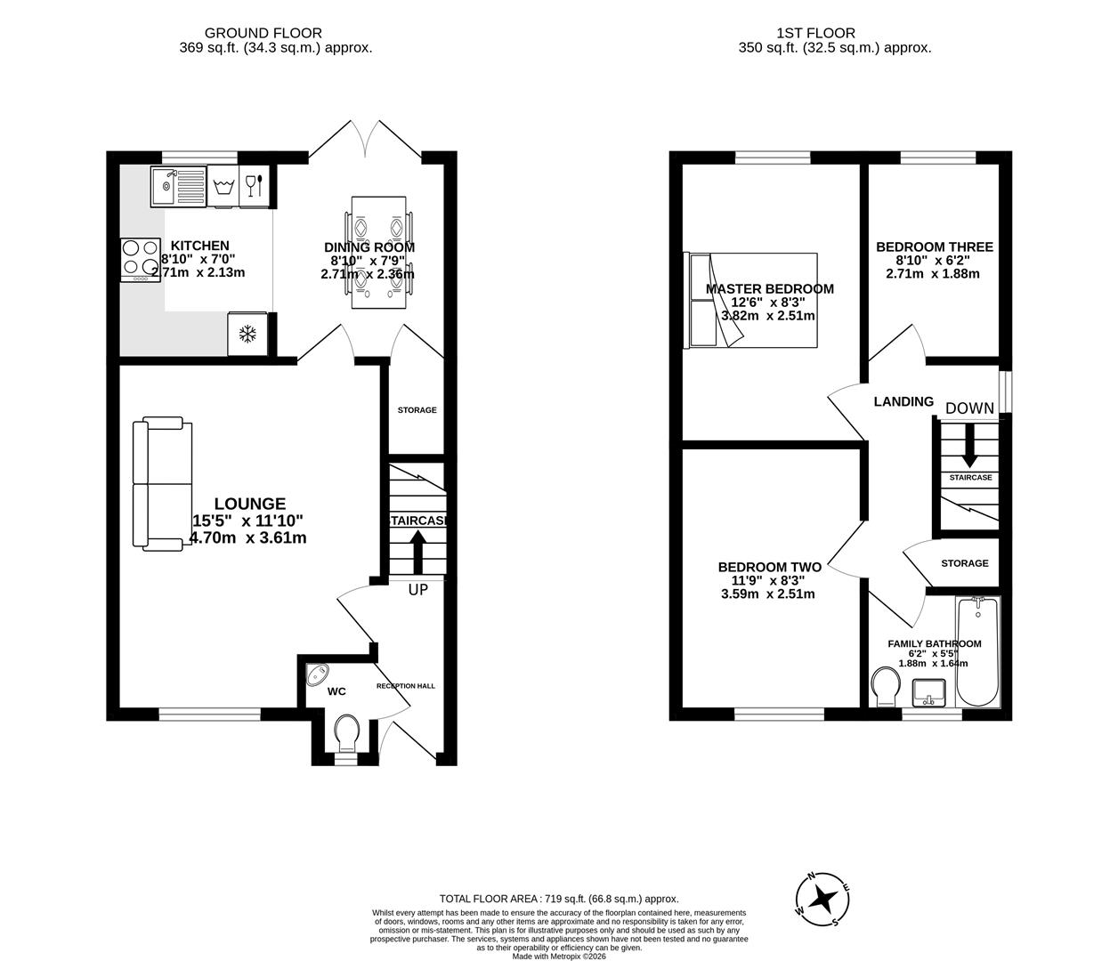 49, Evergreen Close, Chorley floorplan