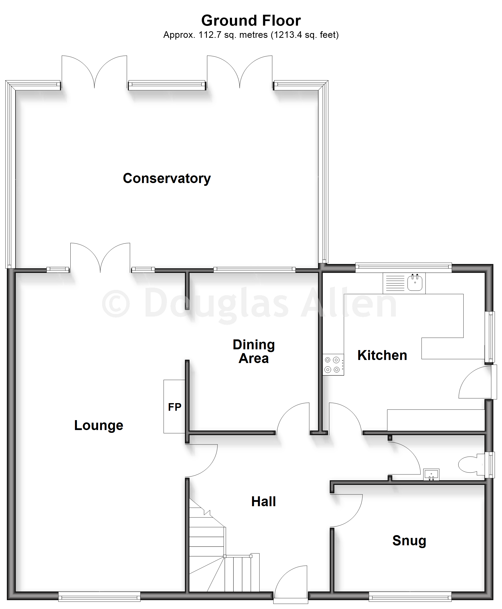 The Chalet, Crays Hill, Billericay floorplan