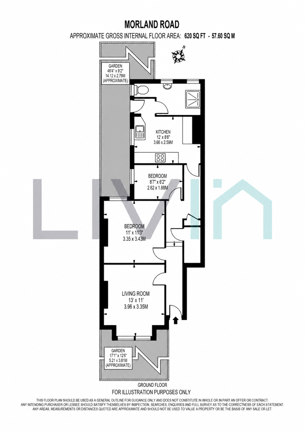 125 Morland Road, Croydon floorplan