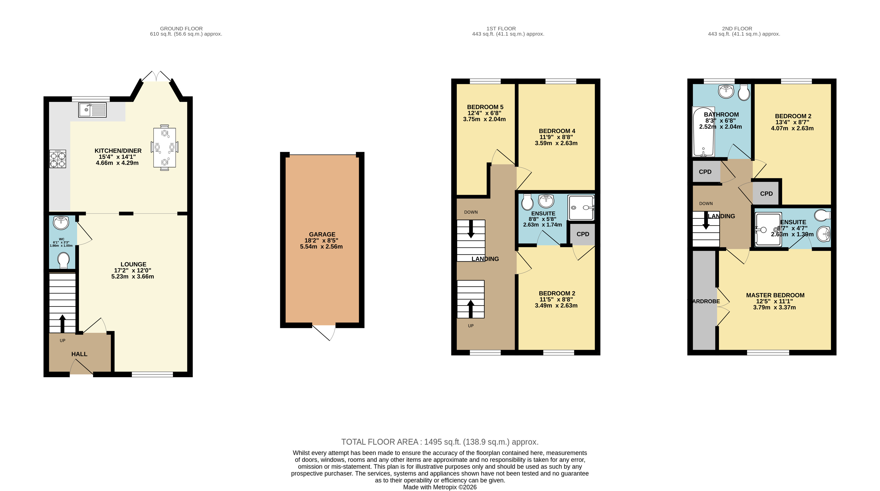 4, Rose Hip Walk, Witham St Hughs floorplan