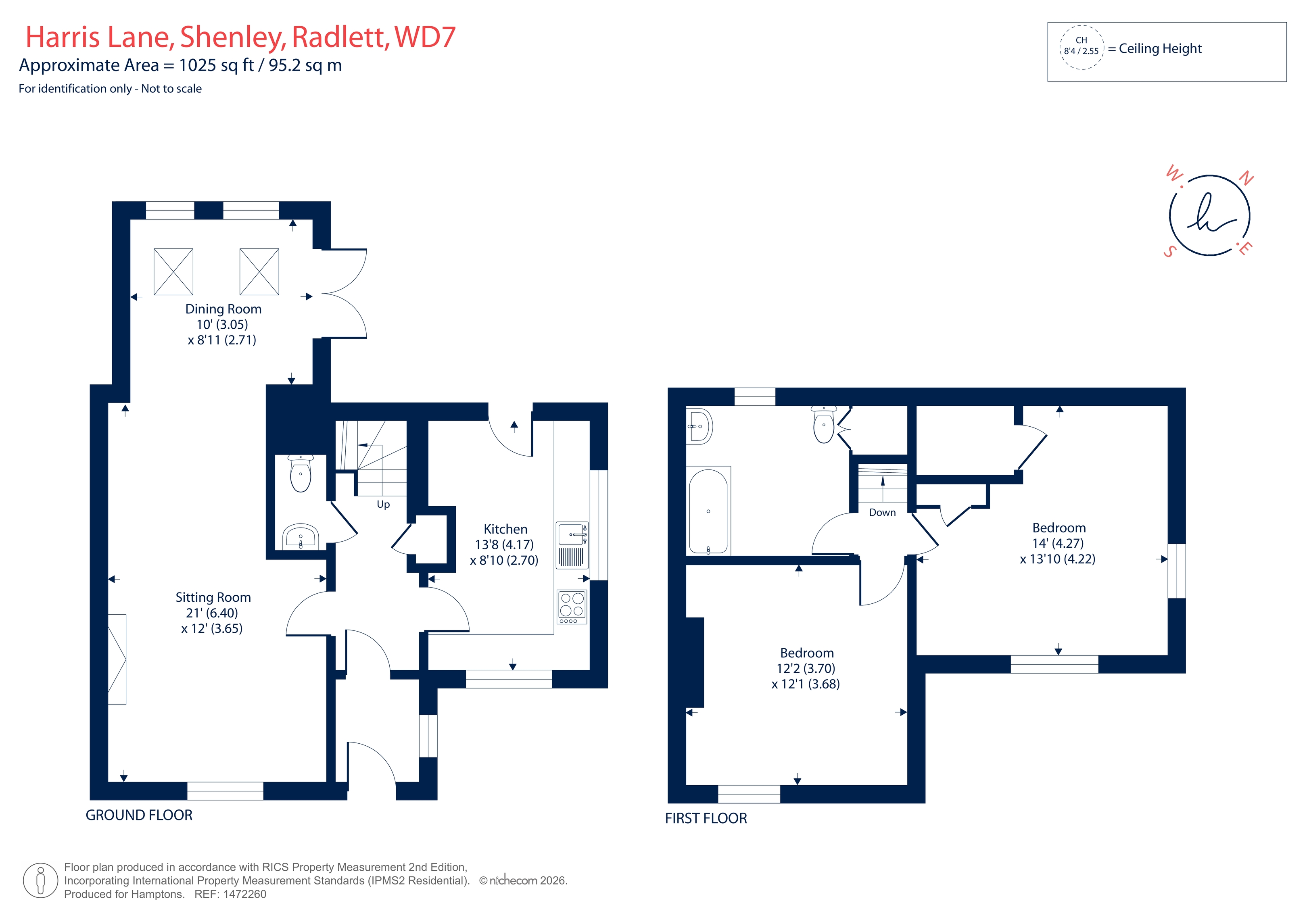 21, Harris Lane, Radlett floorplan