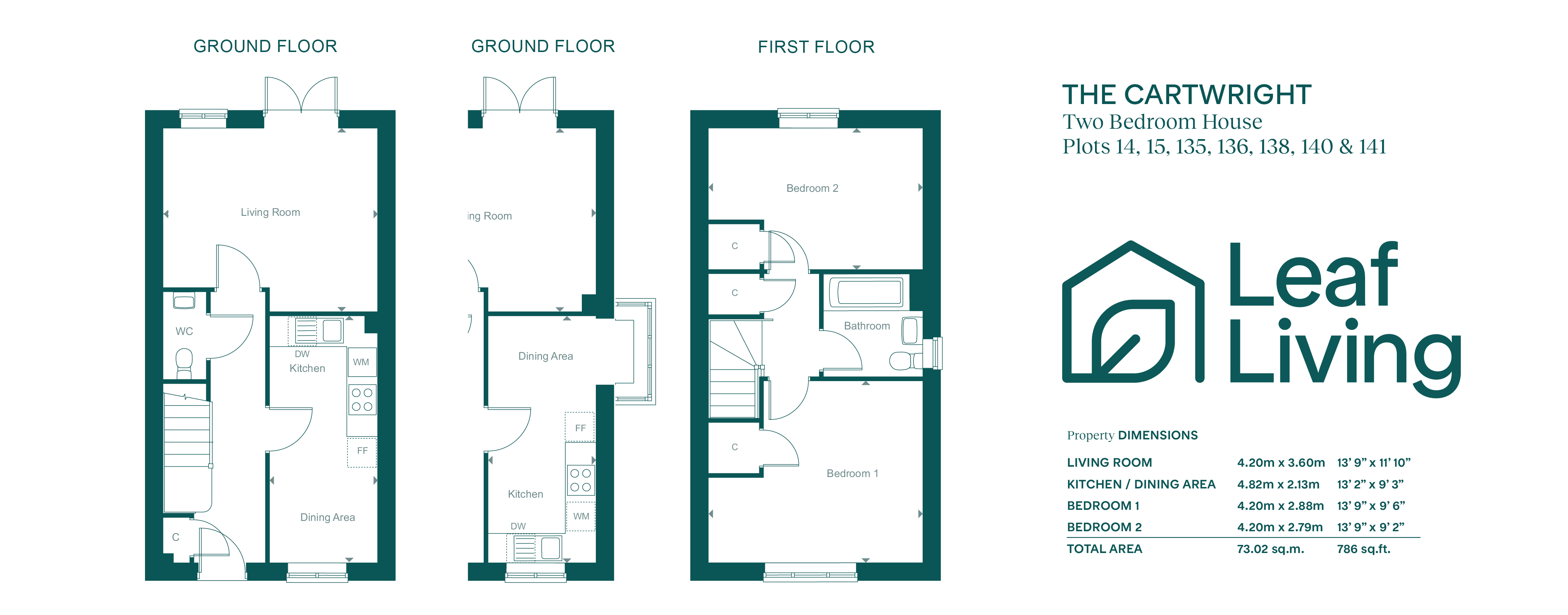 24 Skylark Street - Cartwright RL, Leaf Living at Meadow View, Crowborough, TN6, Crowborough floorplan