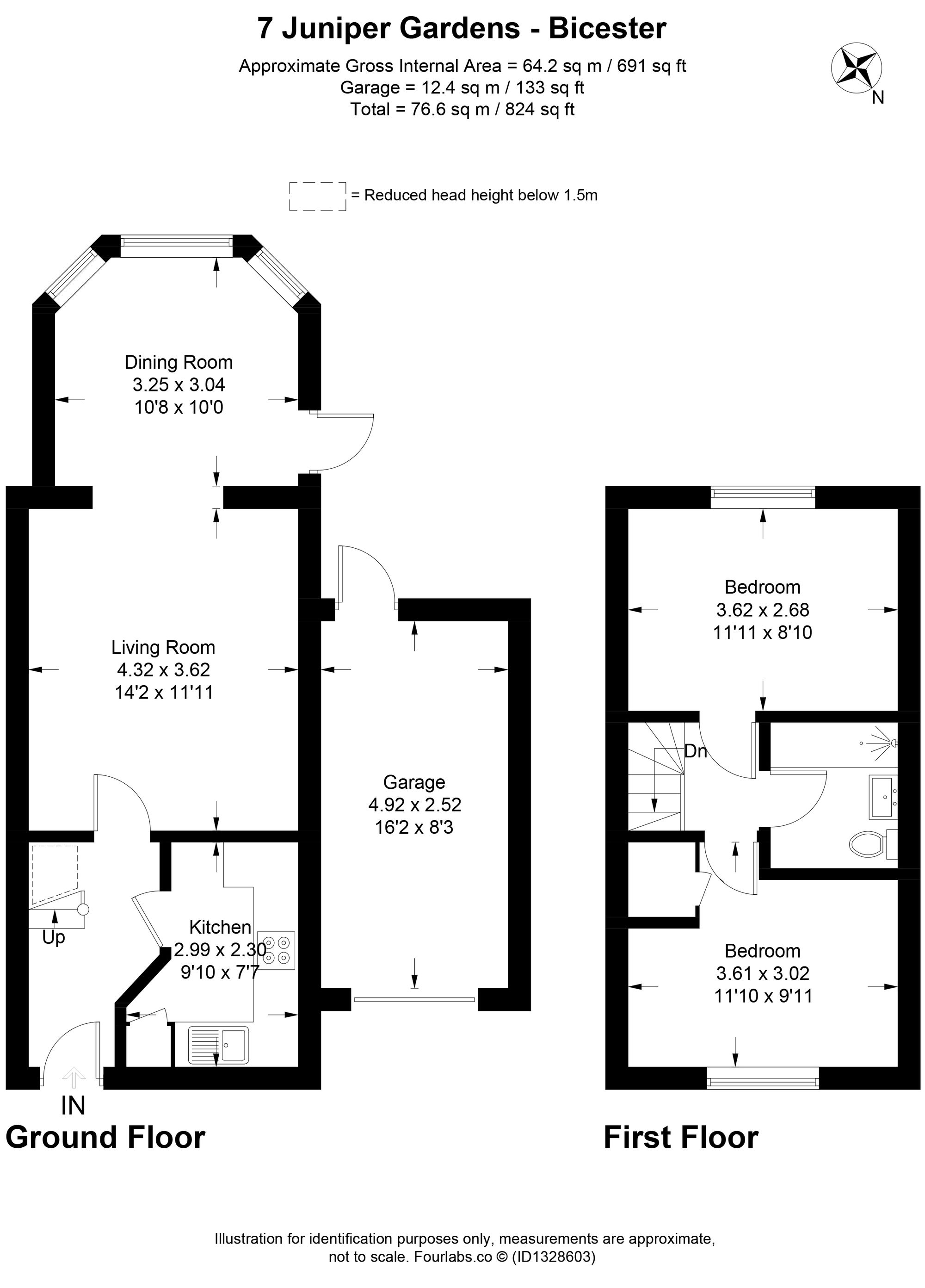 7 Juniper Gardens, Bicester floorplan