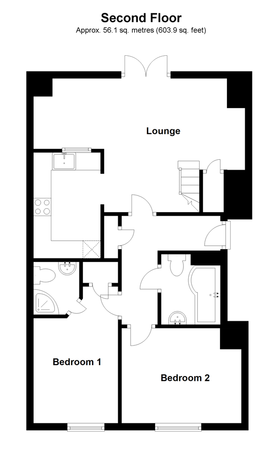 2 Bedrooms Flat for sale in The Chenies, Maidstone, Kent ME15