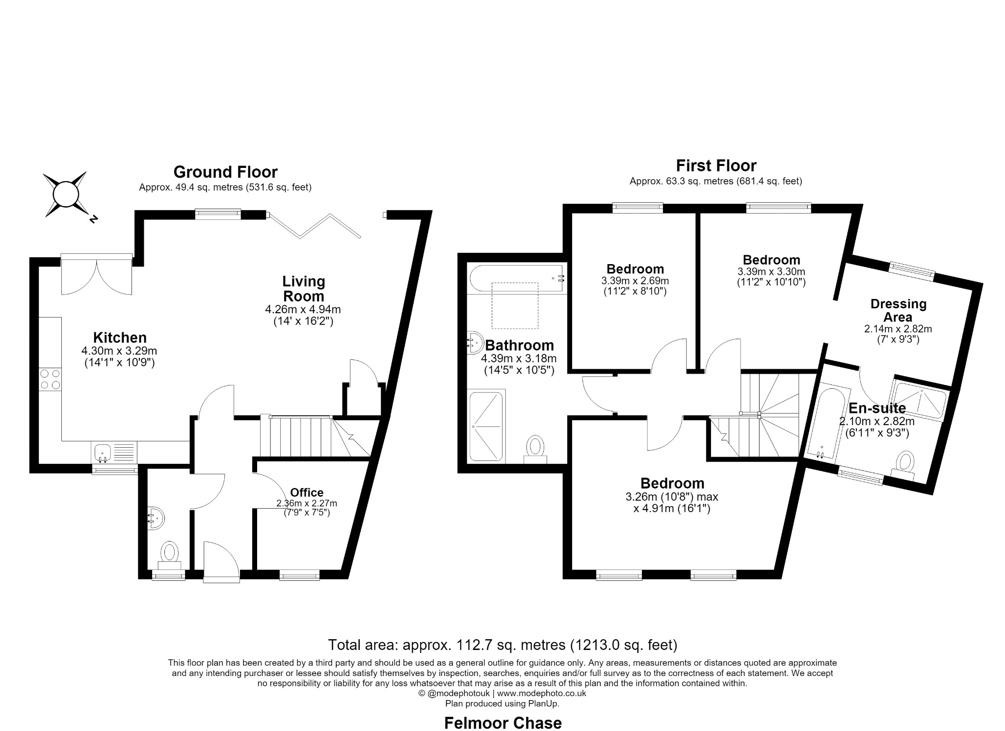 6 Felmoor Chase, Felsted, Essex floorplan