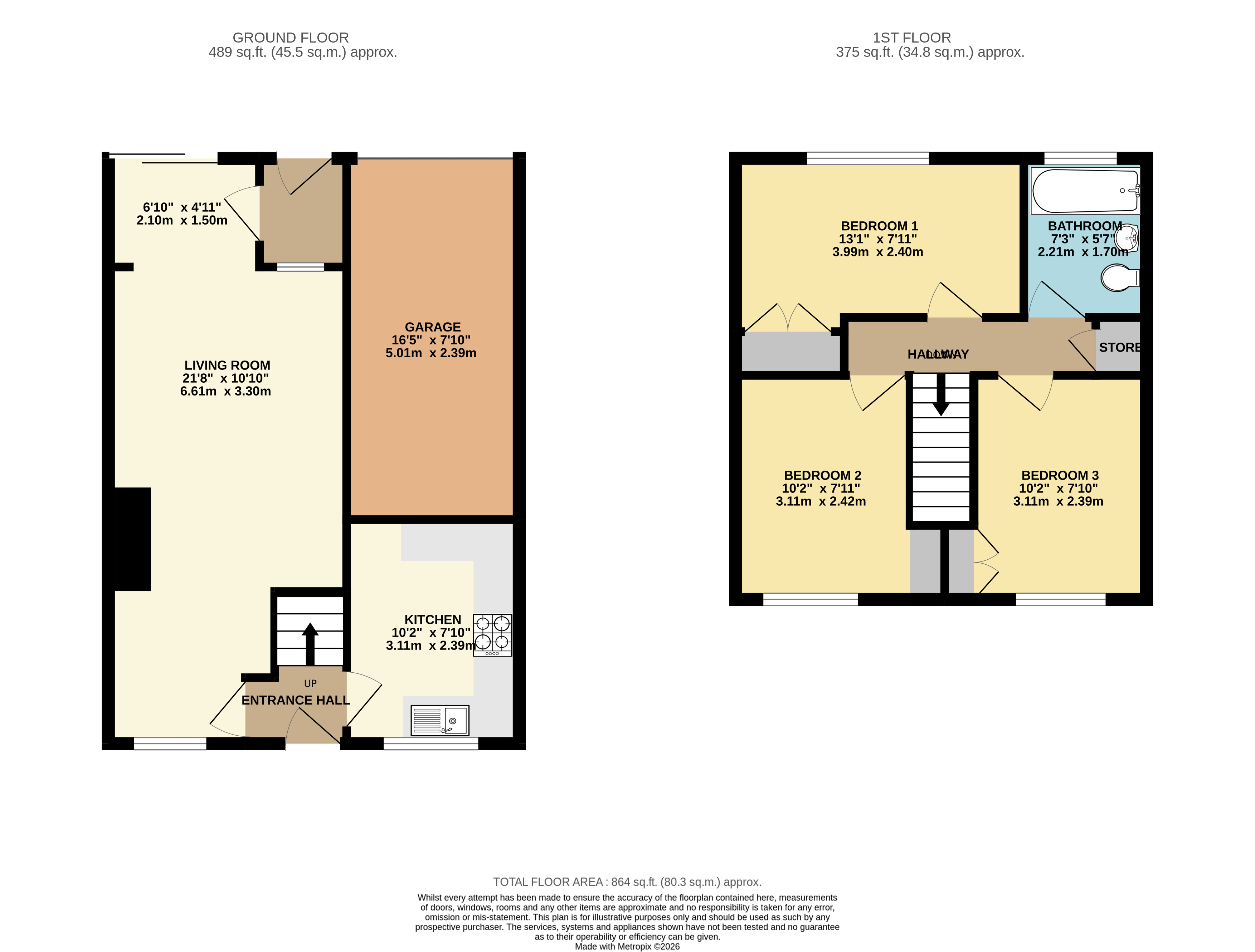 26, Wrights Walk, Bursledon floorplan