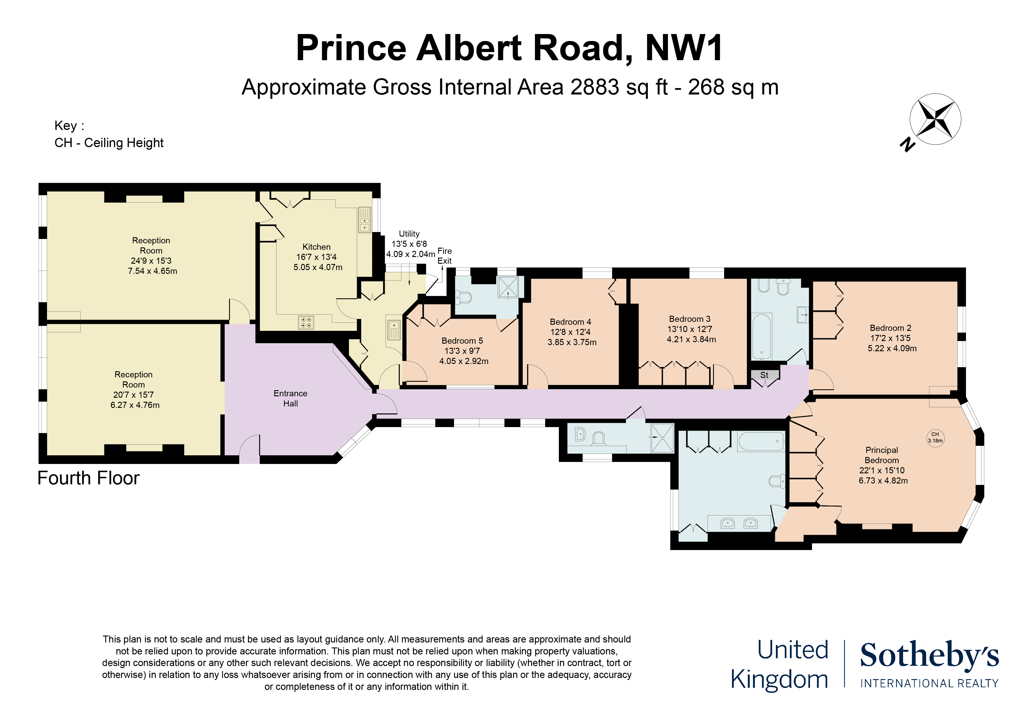 Prince, Prince Albert Road, London floorplan