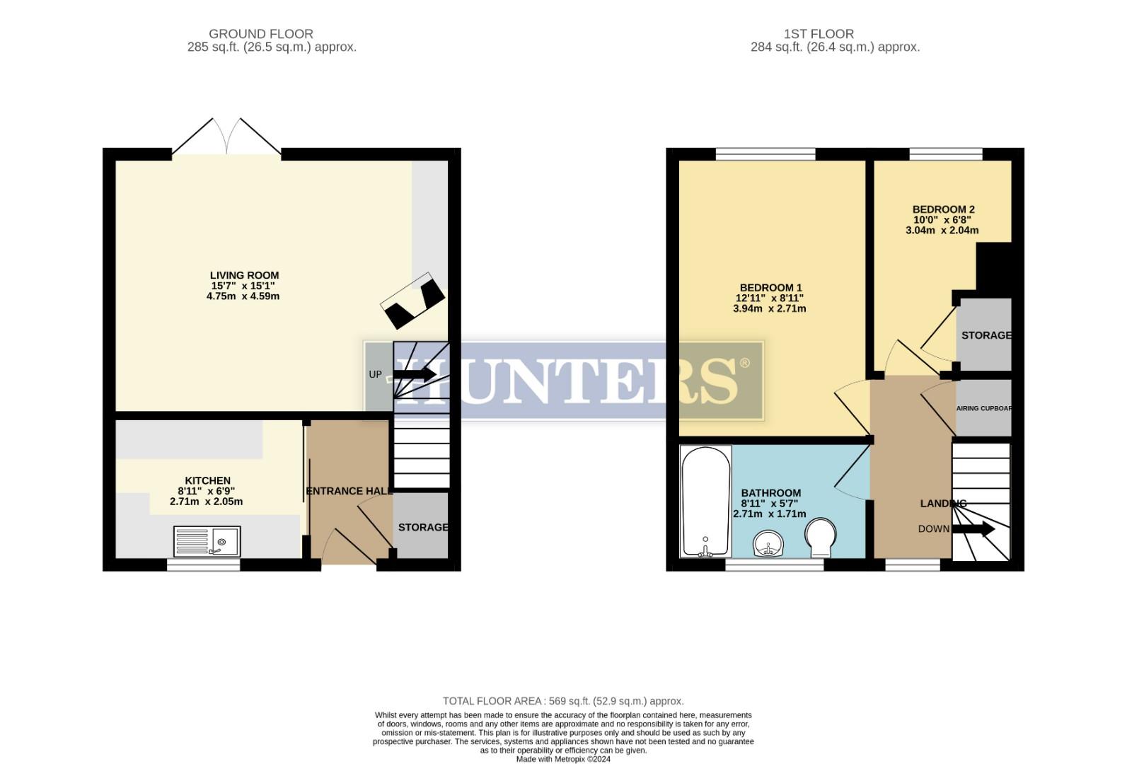 2 bed terraced house for sale in Coniston Drive, Bolton Upon Dearne