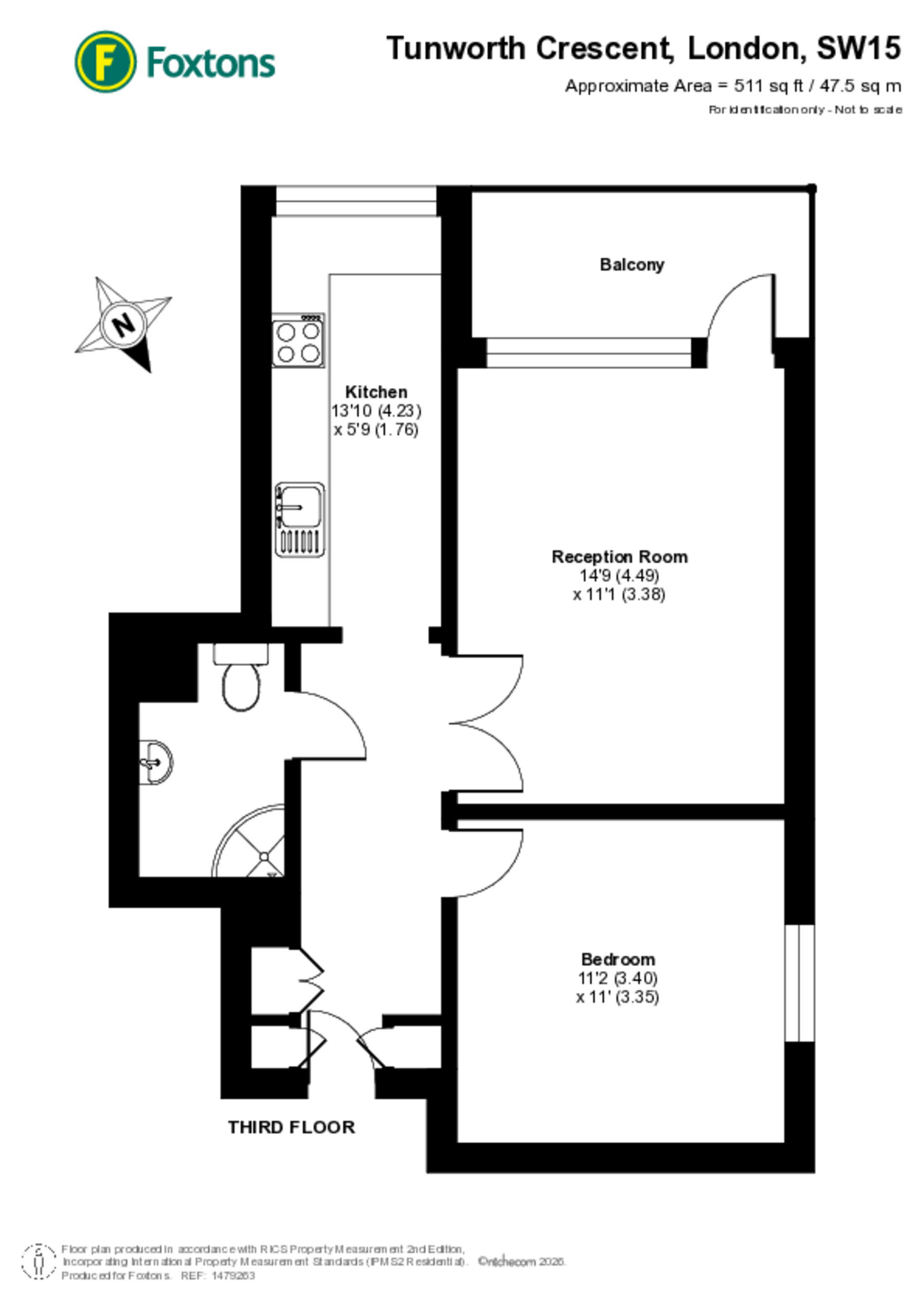 Tunworth Crescent, Roehampton floorplan