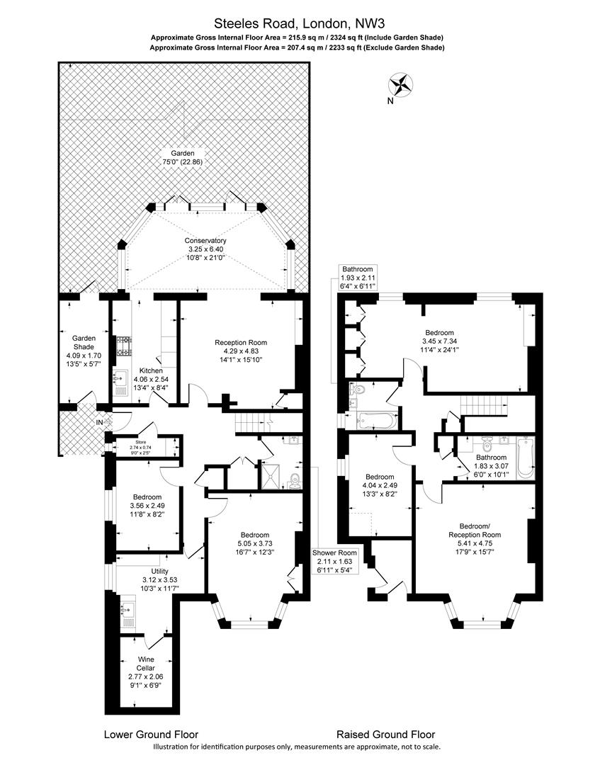 Steeles Road, London floorplan