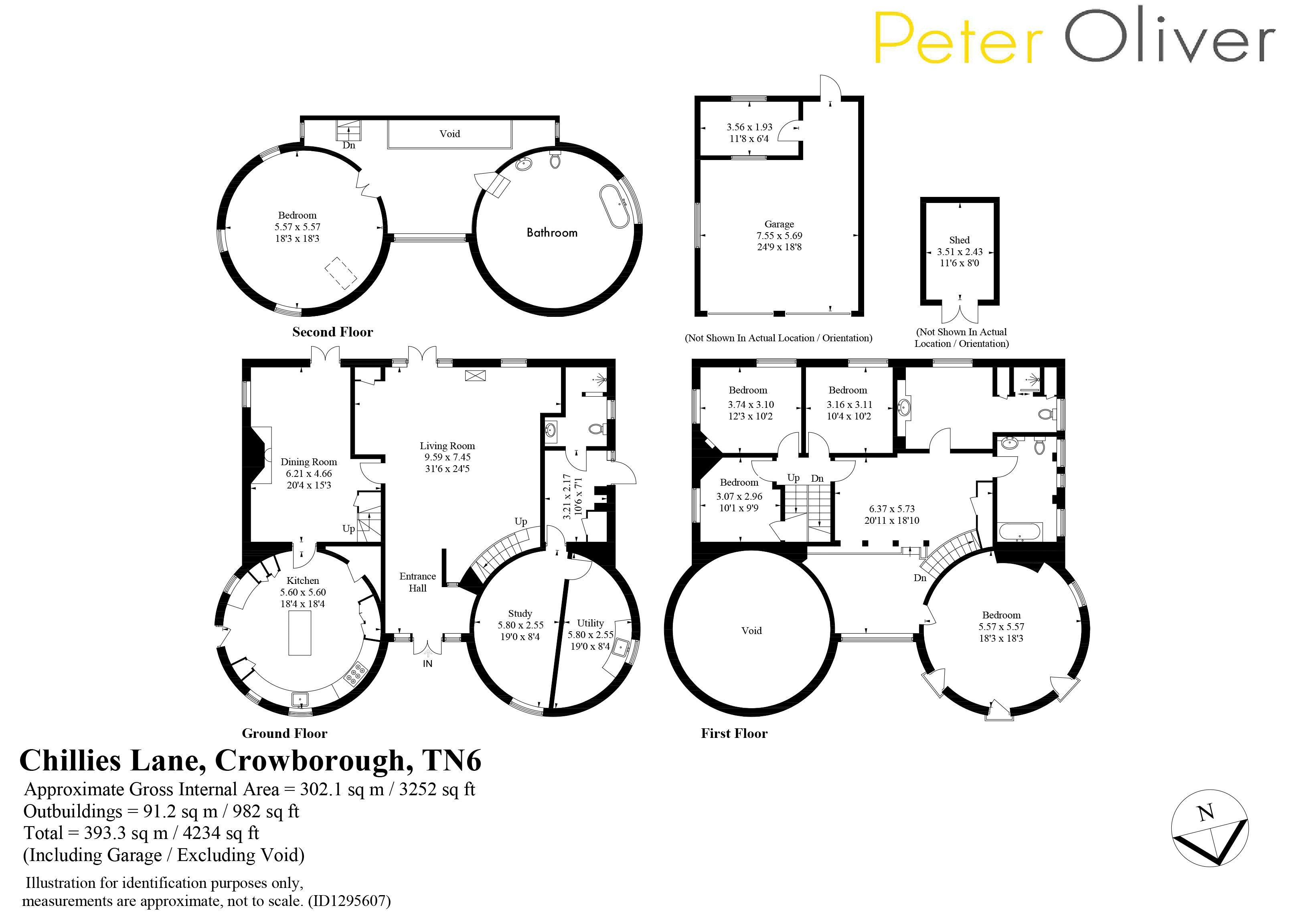 Chillies Oasts, Chillies Lane, Crowborough floorplan