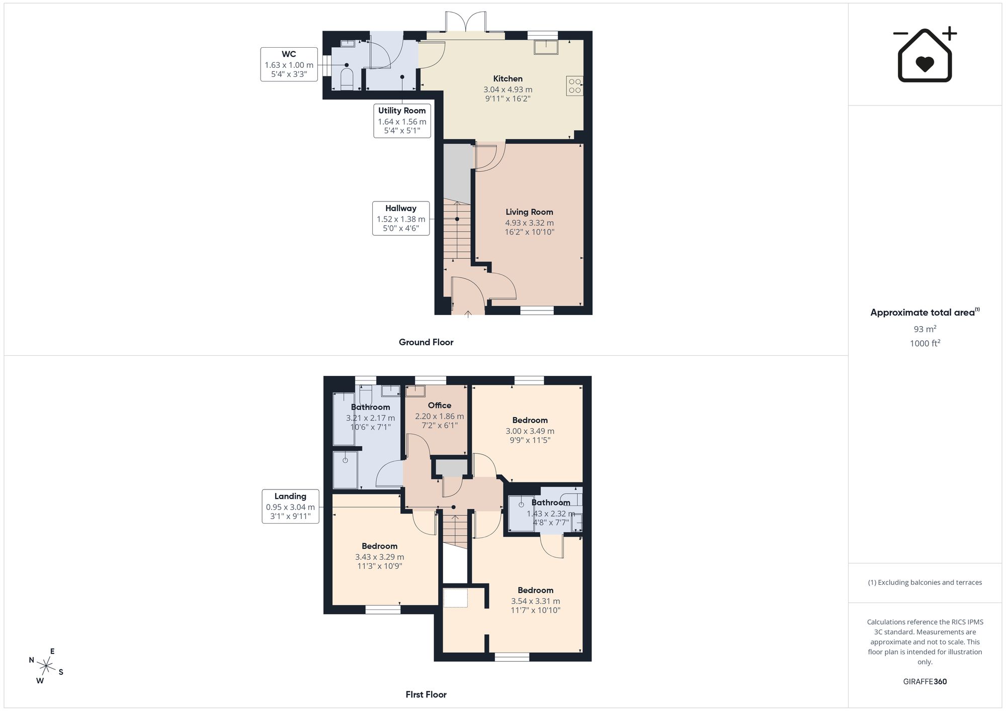74 Ffordd Y Spitfire, Barry floorplan