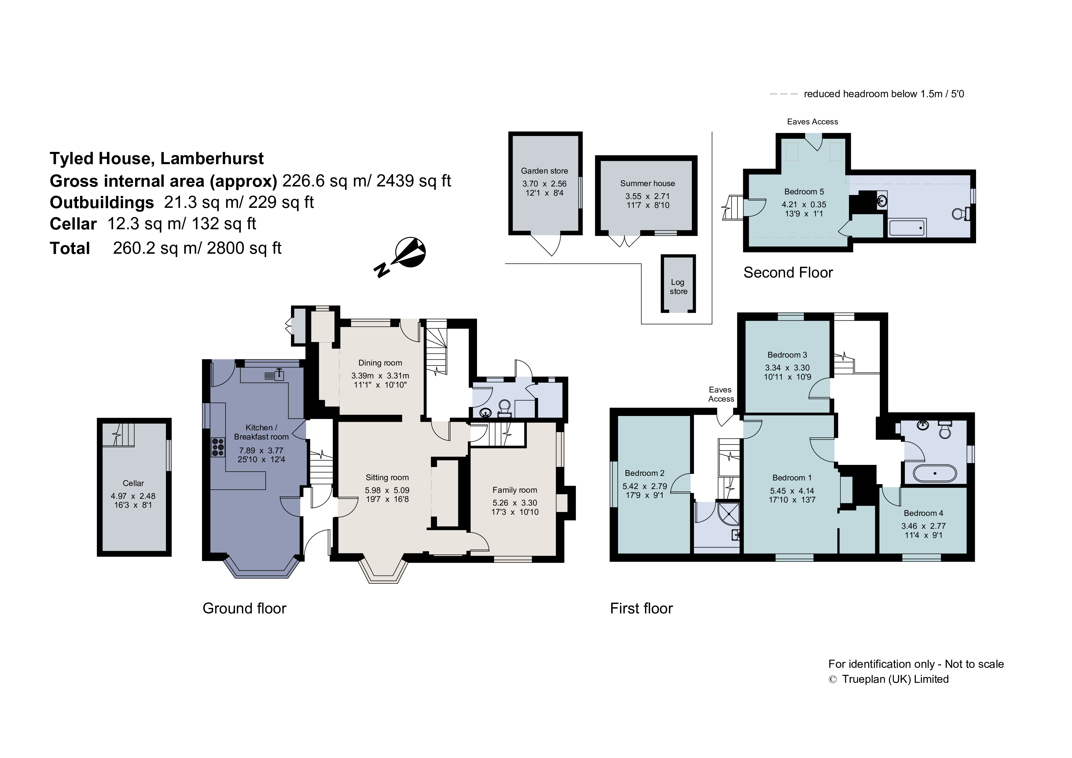 Tyled House,, School Hill, Tunbridge Wells floorplan