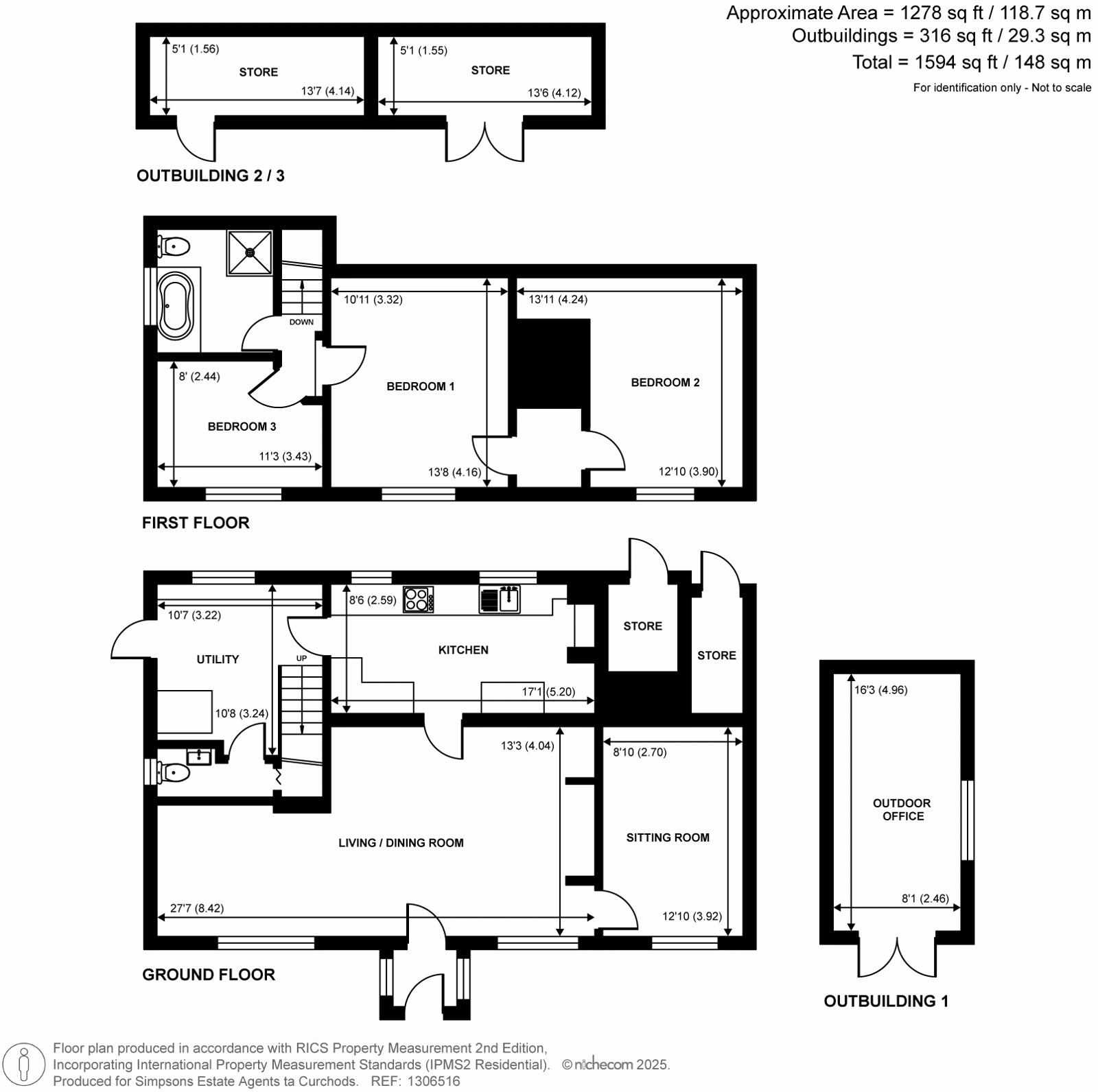 61,, High Street, Old Woking floorplan