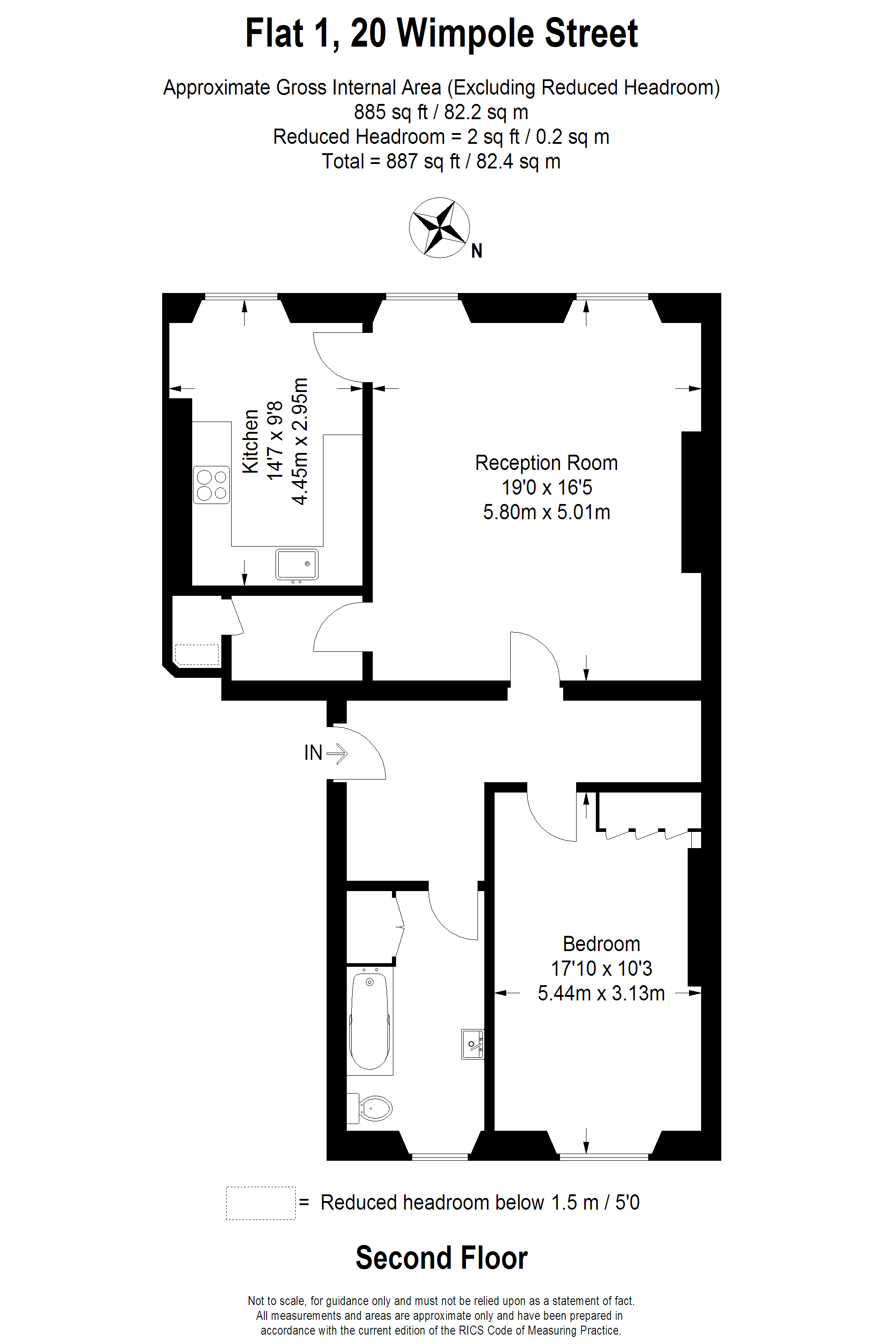 1 Bedrooms Flat to rent in Wimpole Street, Marylebone, London W1G