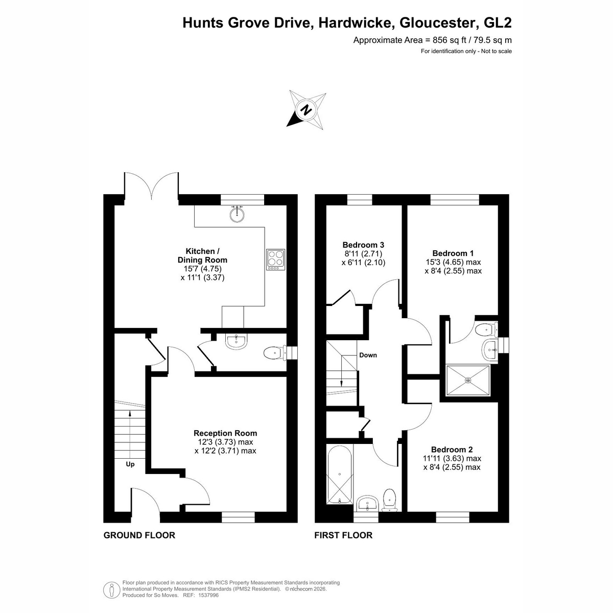 Hunts Grove Drive, Gloucester floorplan