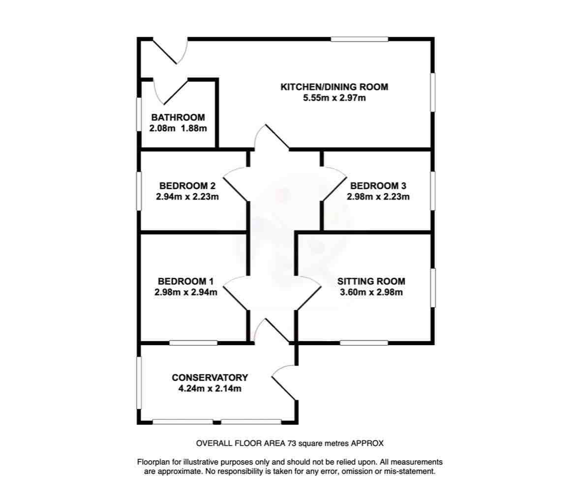The Moor, Dennis Lane, Padstow floorplan