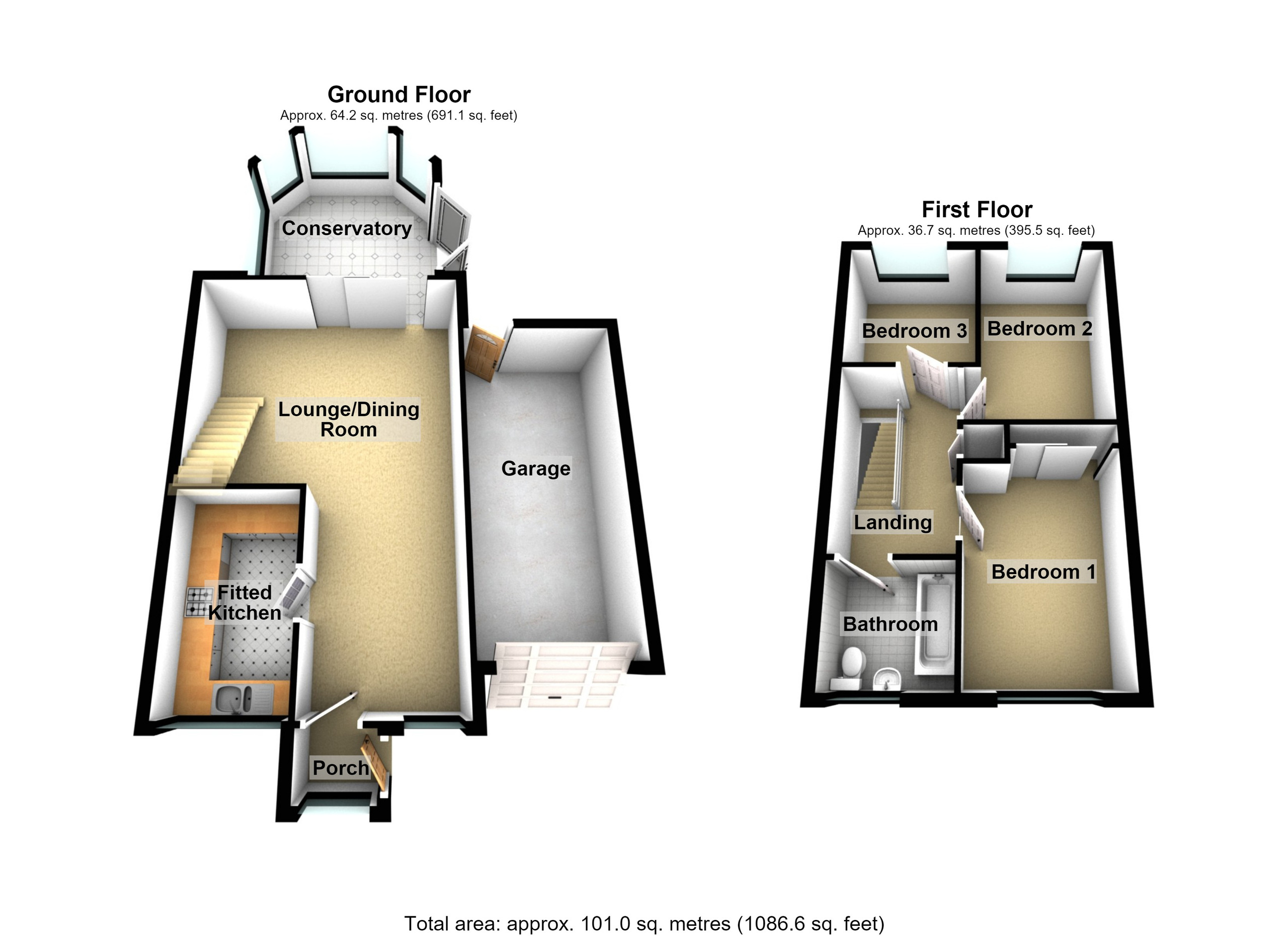 6 Riverside Park, Merthyr Tydfil floorplan
