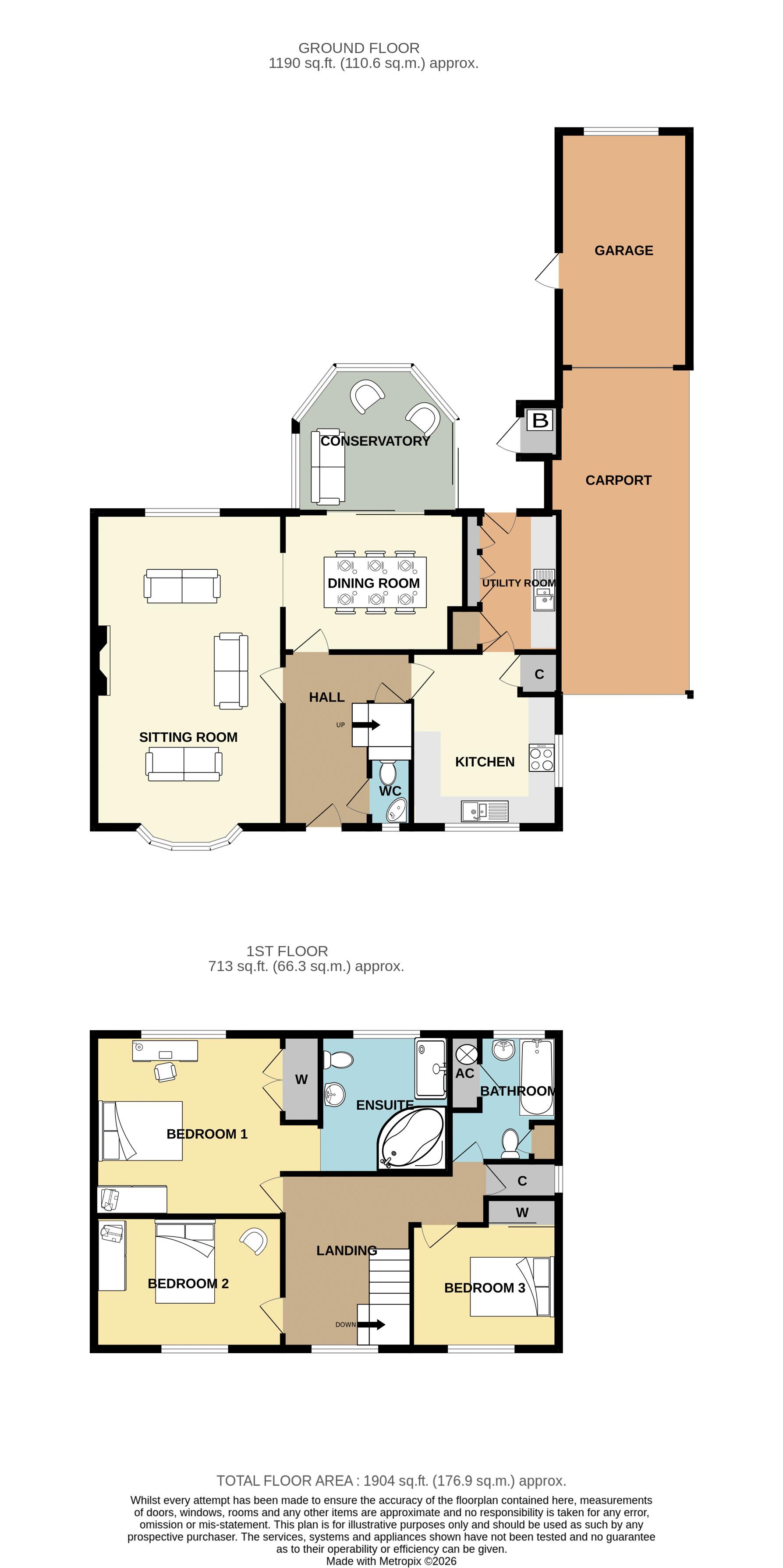 5, Behind Berry, Somerton floorplan