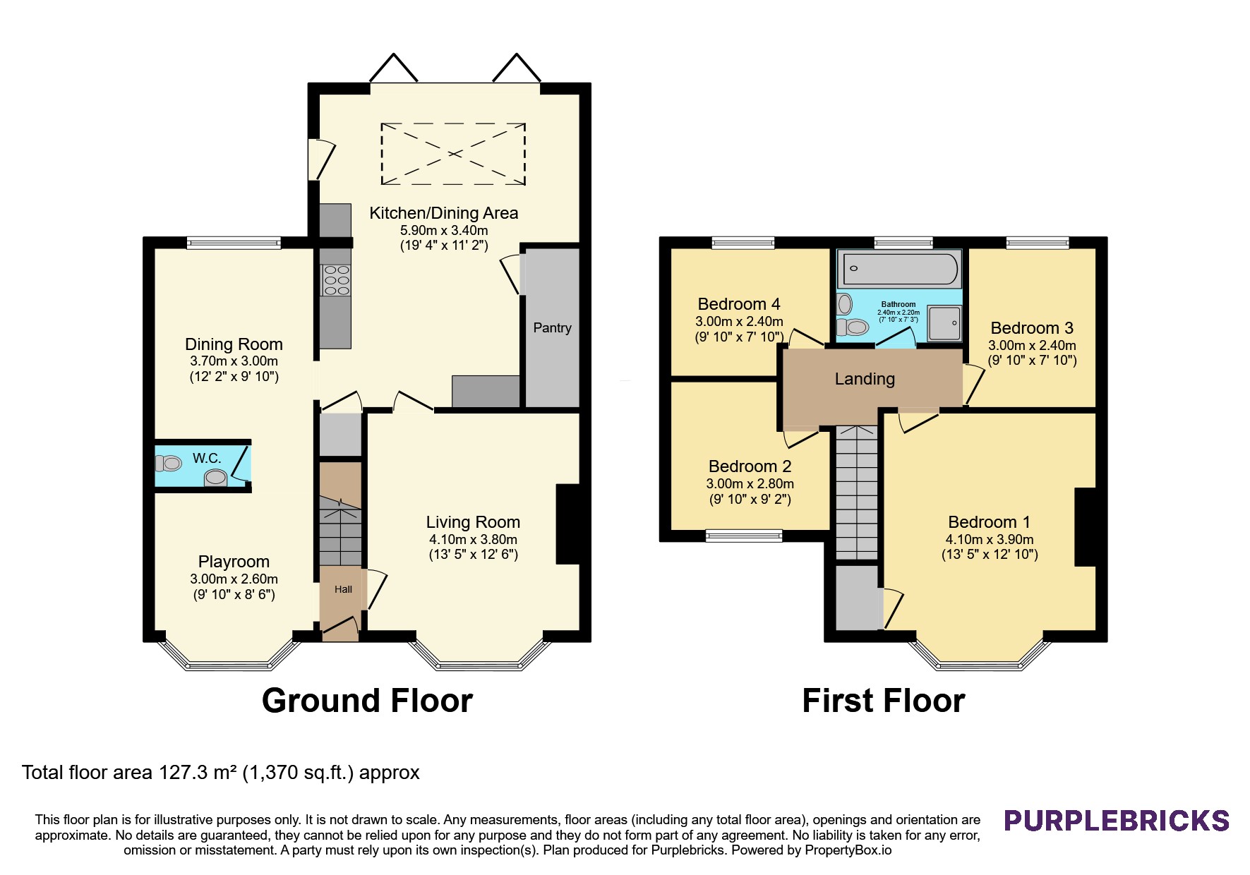 43, Sandybank Avenue, Leeds floorplan