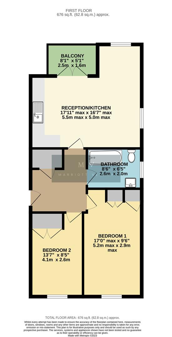 Flat 5, 37A, Smitham Bottom Lane, Purley floorplan