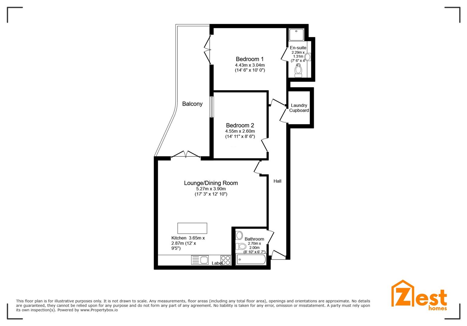 11, The Sail, Ramsgate floorplan