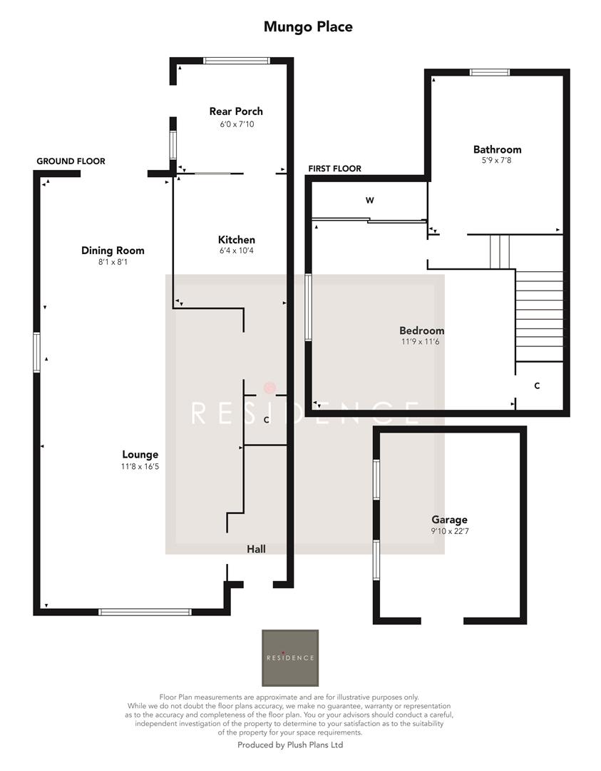 Mungo Place, Glasgow floorplan