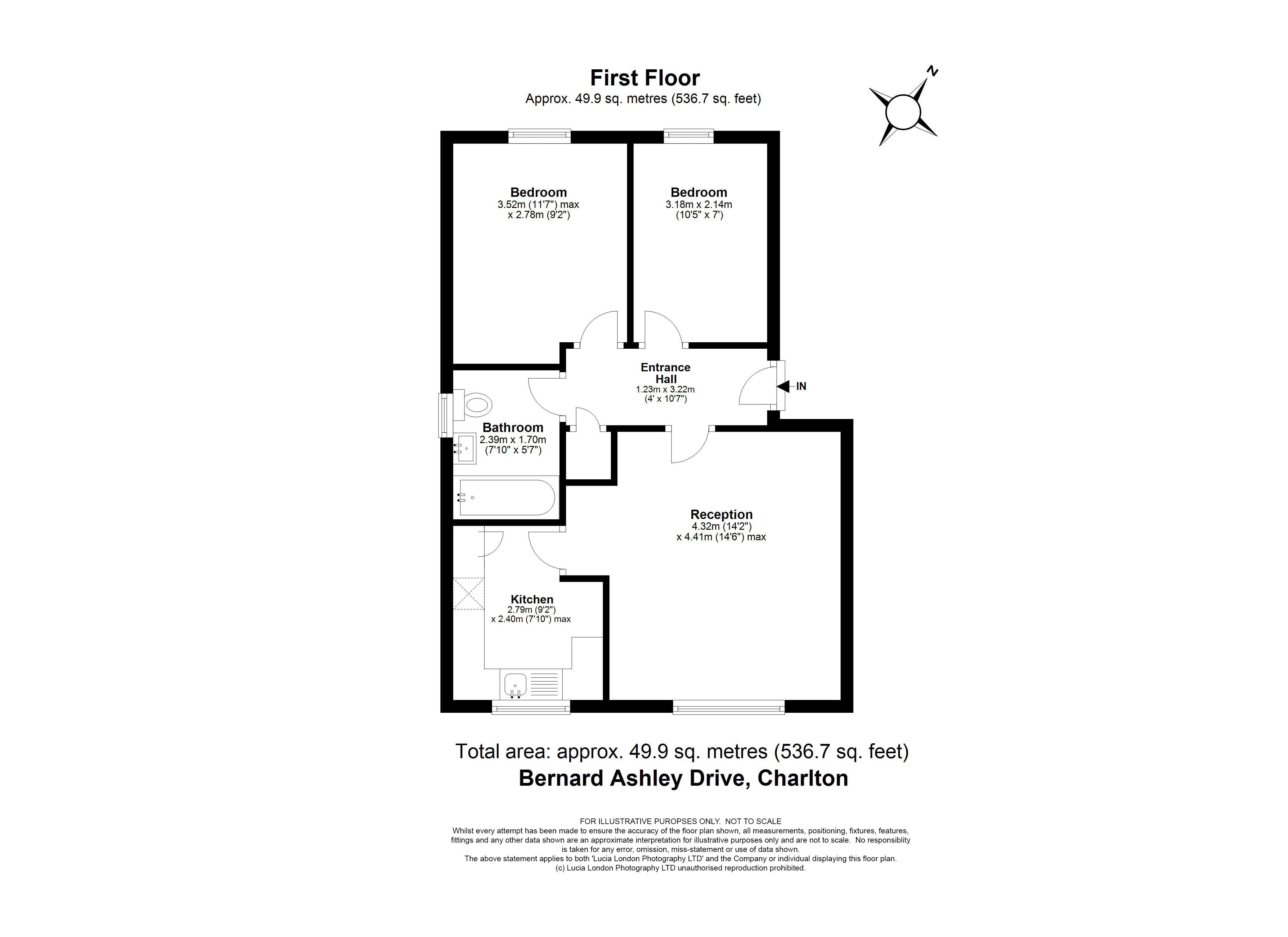 10, Bernard Ashley Drive, London floorplan