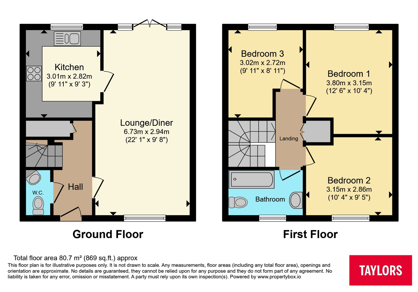 25, Megginson Way, Bedford floorplan