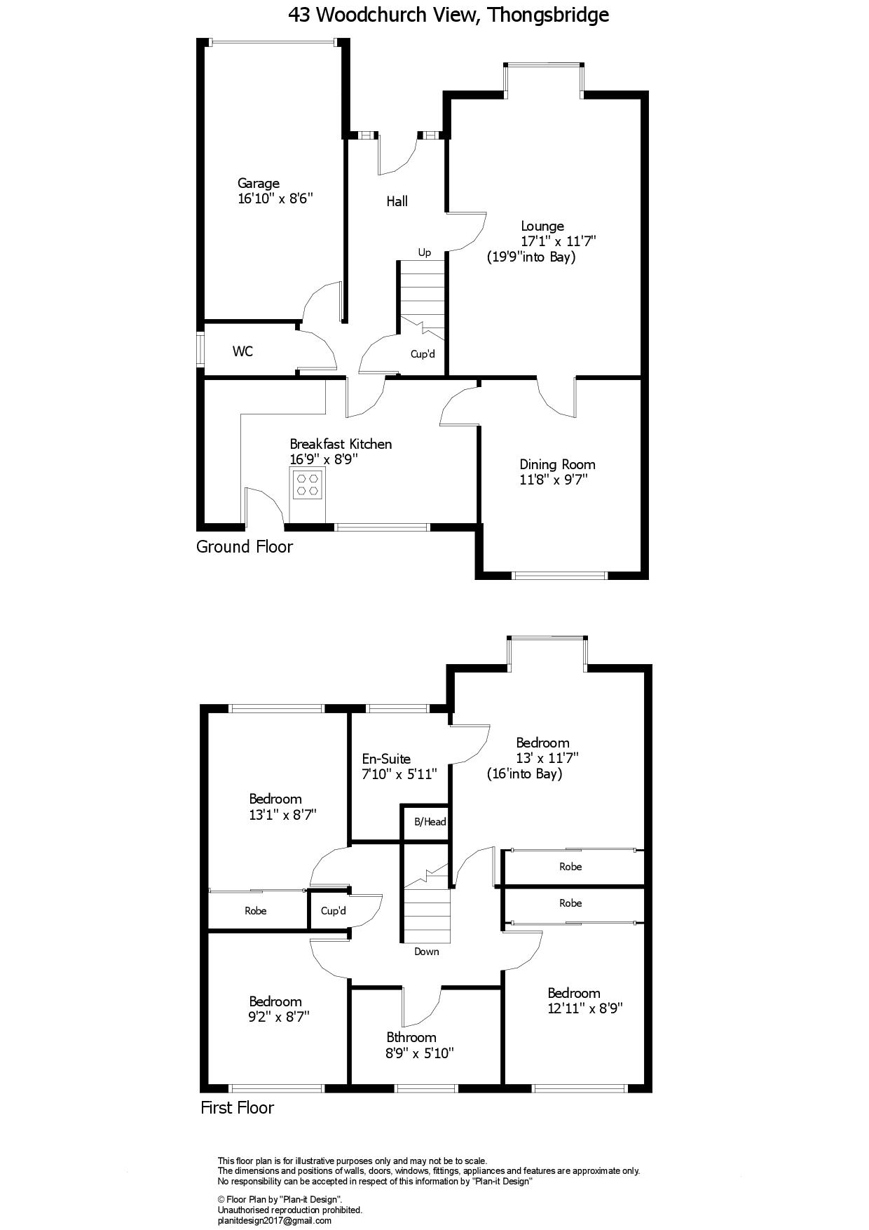 43, Woodchurch View, Holmfirth floorplan