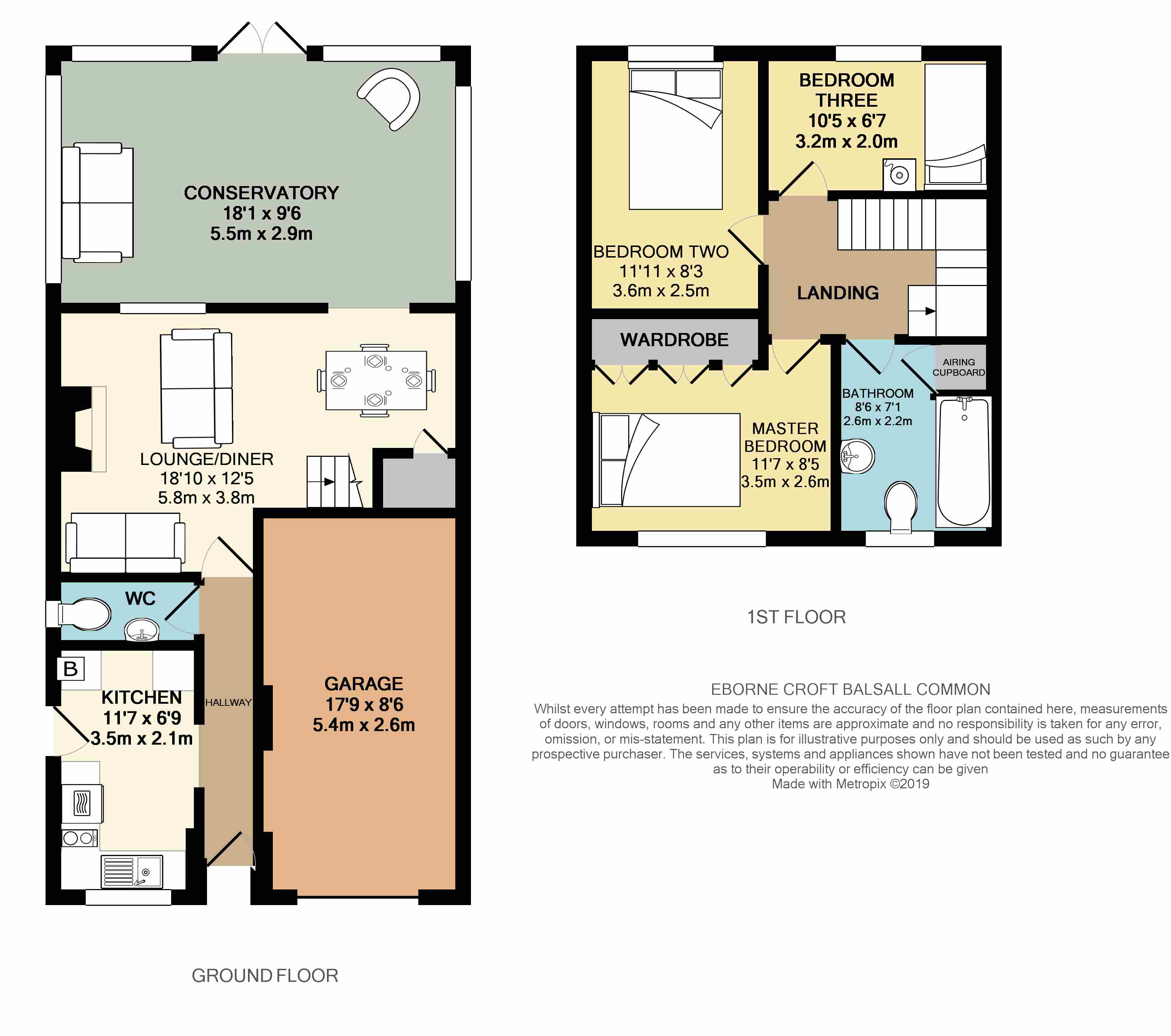 3 Bedrooms Semi-detached house for sale in Eborne Croft, Balsall Common, Coventry CV7