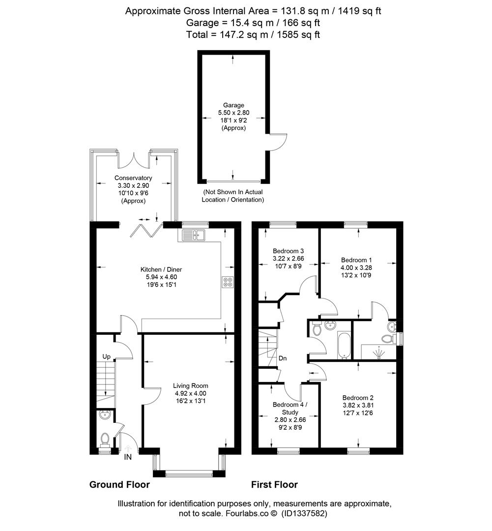 23 Sweeting Close, Taunton floorplan