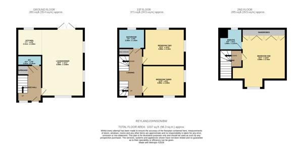 150, Bowhill Way, Harlow floorplan