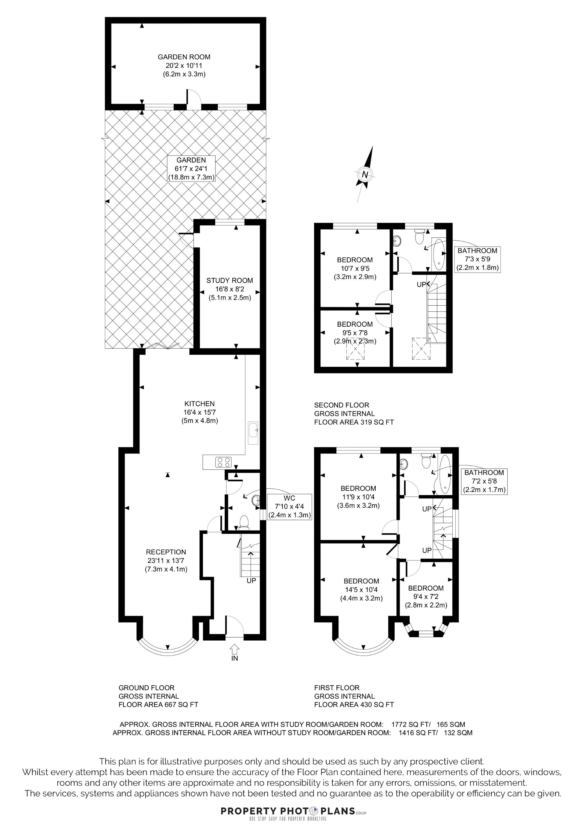 64, The Heights, Northolt floorplan