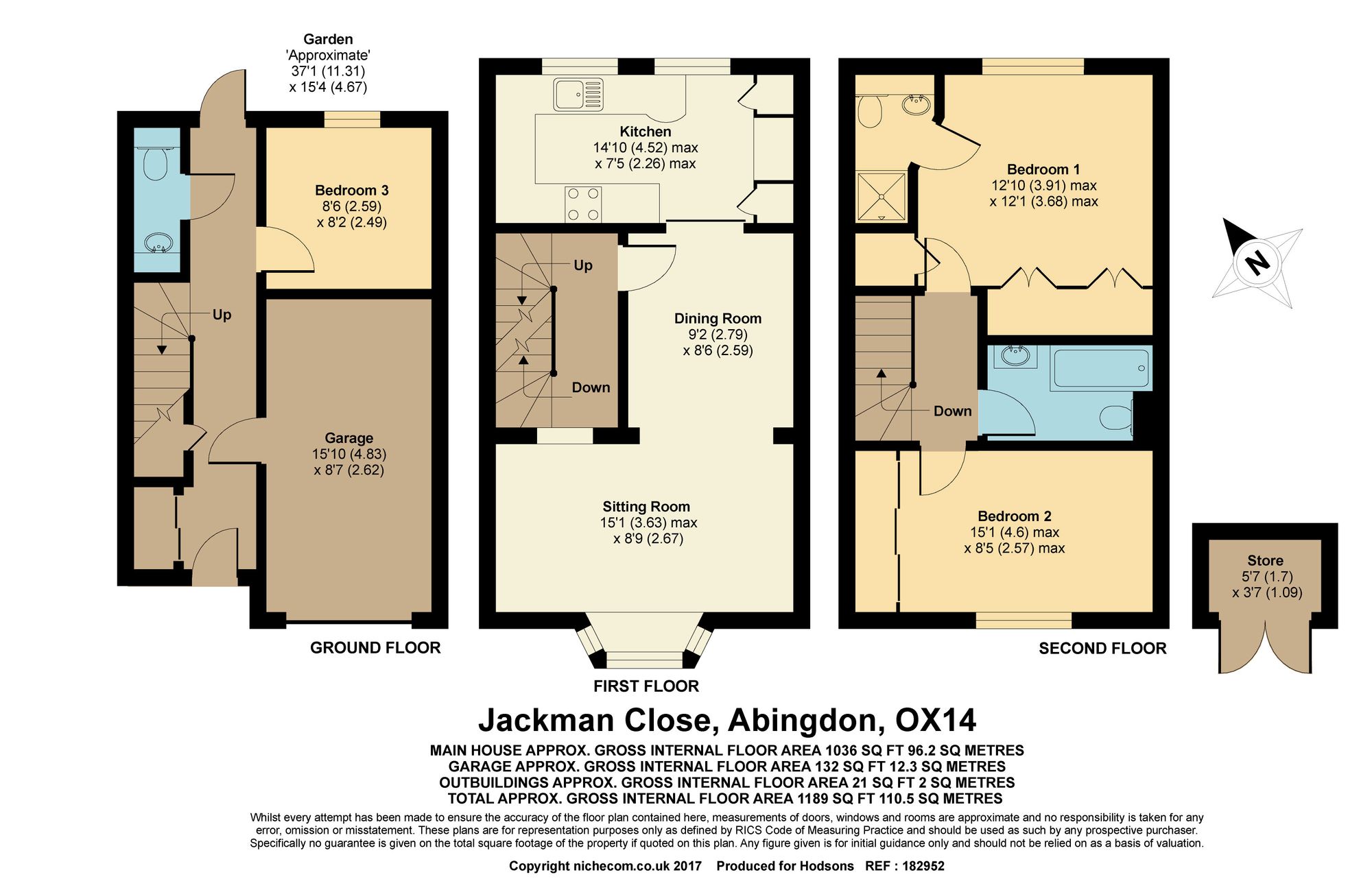 10 Jackman Close, Abingdon floorplan