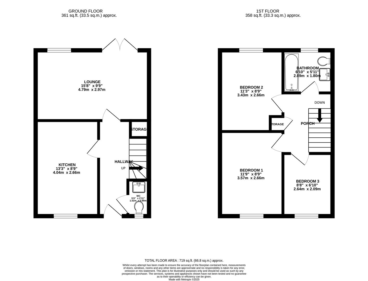 13, Birch Drive, Peel floorplan