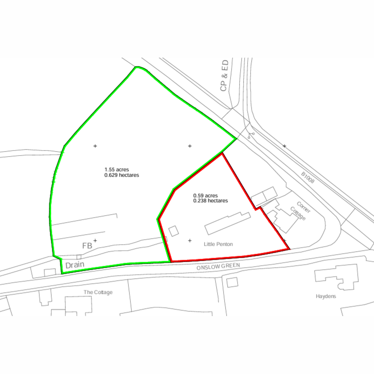 Flat Little Penton, Little Penton, Onslow Green, Essex floorplan